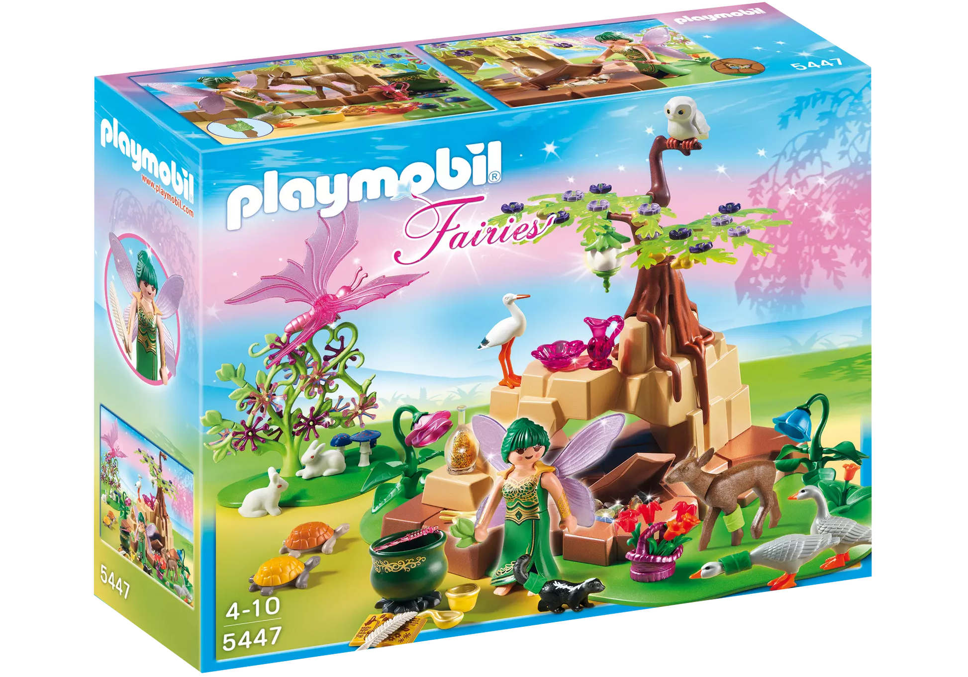 Playmobil 5447 Fairies Zaubertrankfee Elixia im Tierwäldchen - plegobil