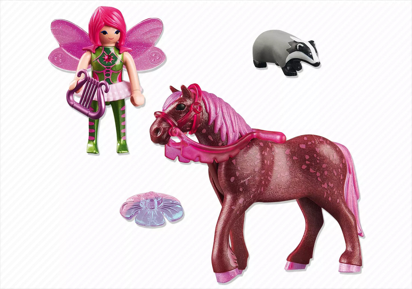 Playmobil 5449 Fairies Waldfee Surya mit Abendrotpferd - plegobil