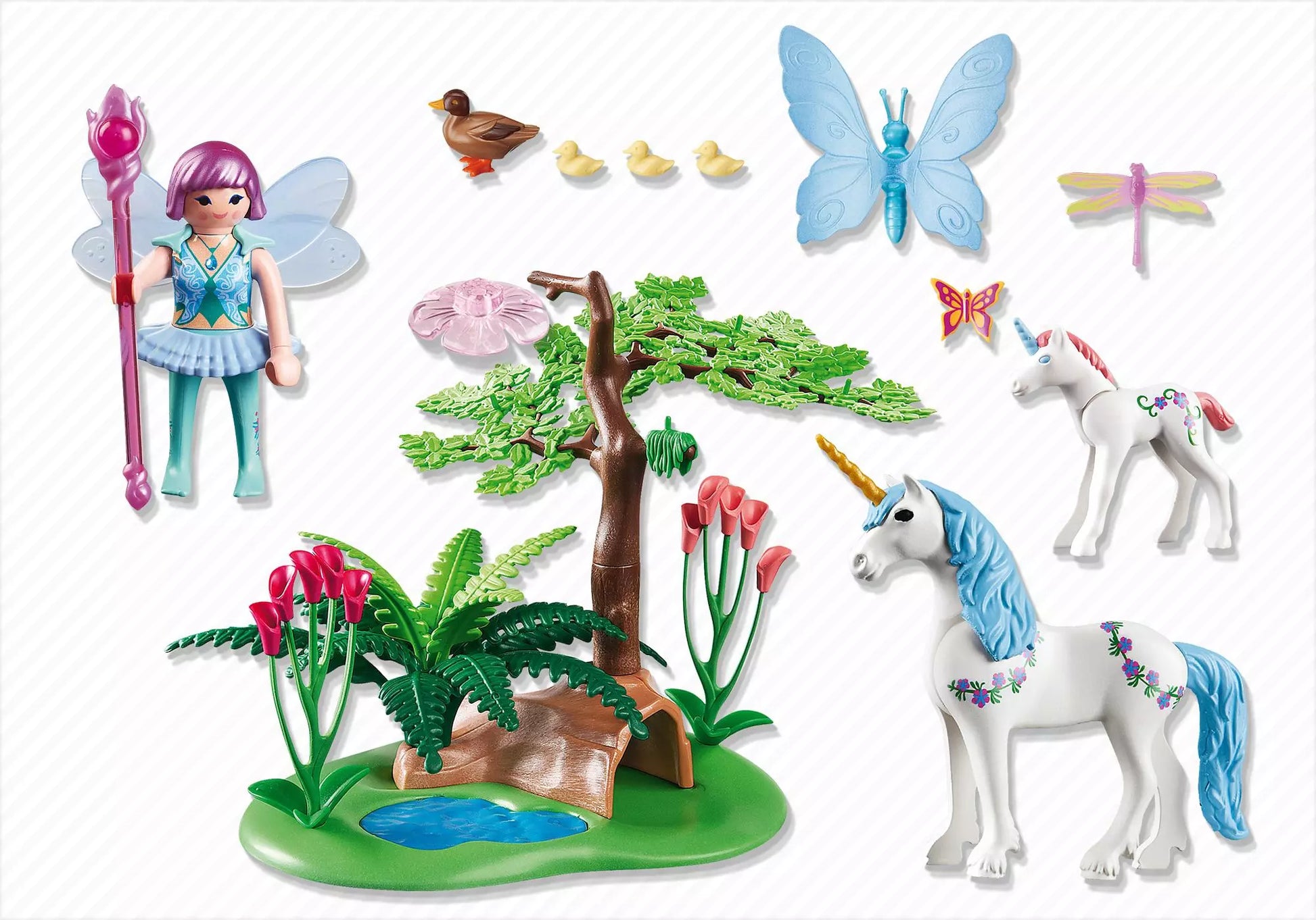 Playmobil 5450 Fairies Fee Aquarella auf der Einhorn-Lichtung - plegobil