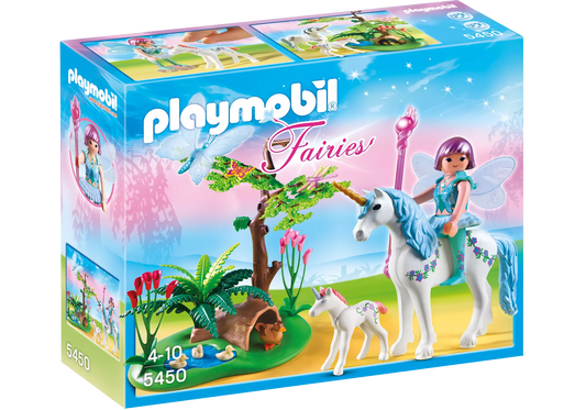 Playmobil 5450 Fairies Fee Aquarella auf der Einhorn-Lichtung - plegobil