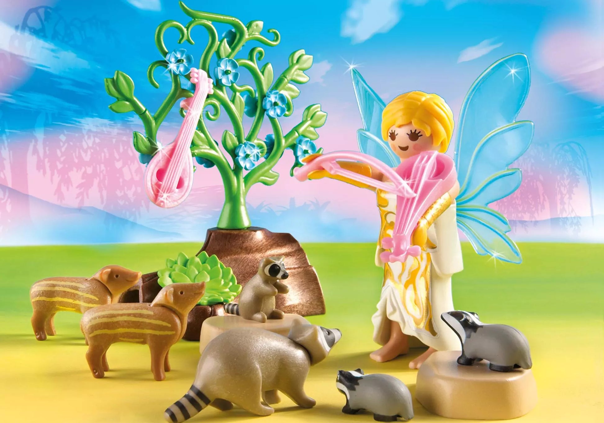 Playmobil 5451 Fairies Harfenfee beim Waldkonzert - plegobil