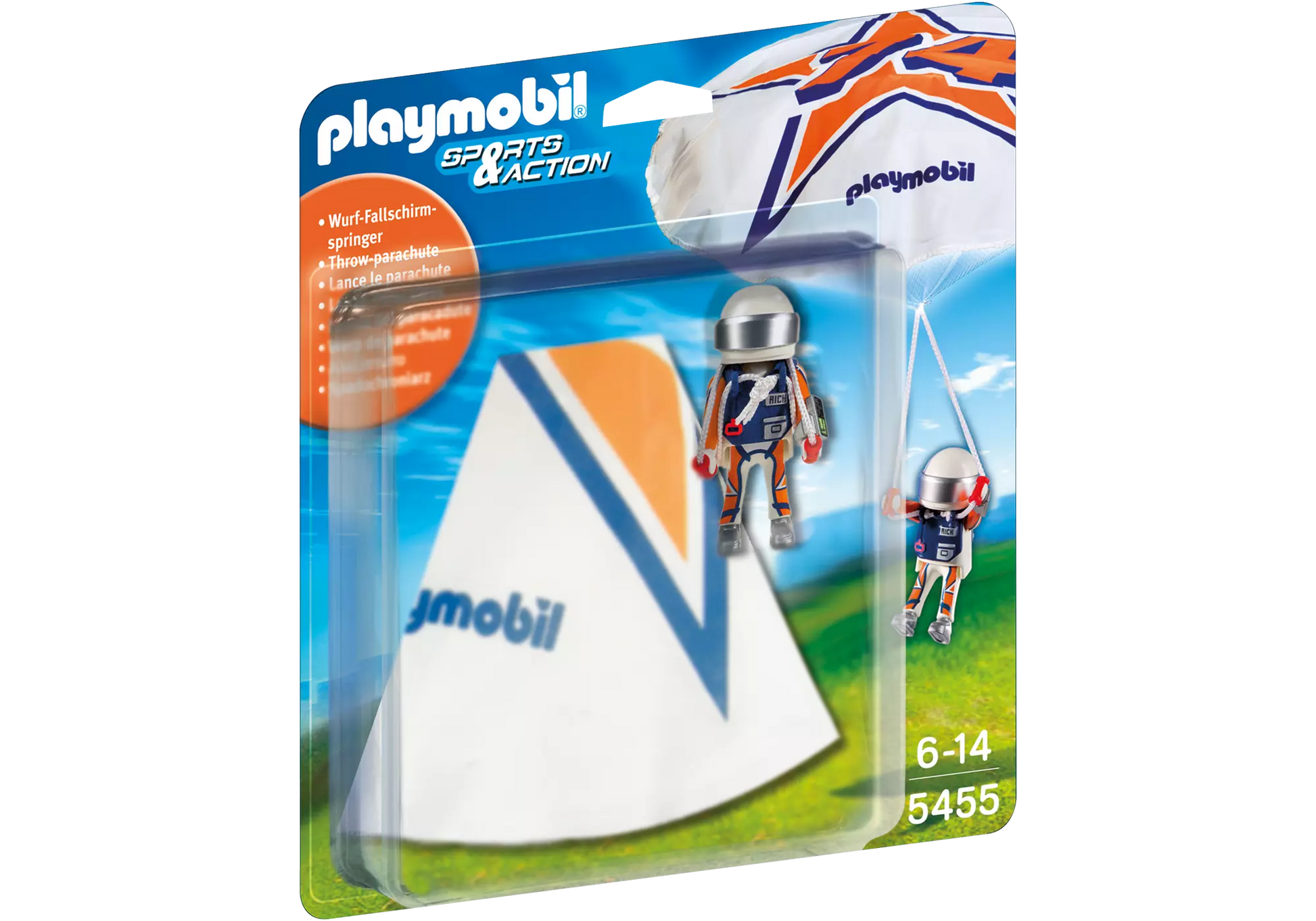 Playmobil 5455 Sports & Action Fallschirmspringer Rick - plegobil