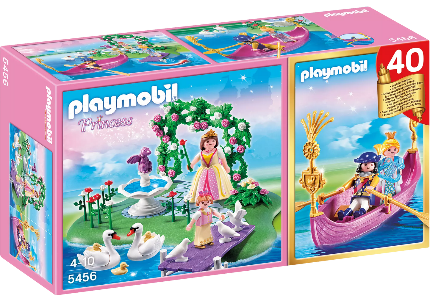 Playmobil 5456 Princess Prinzessinneninsel mit romantische Gondel - plegobil