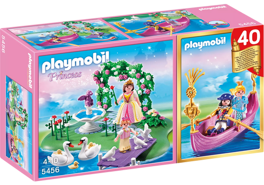 Playmobil 5456 Princess Prinzessinneninsel mit romantische Gondel - plegobil