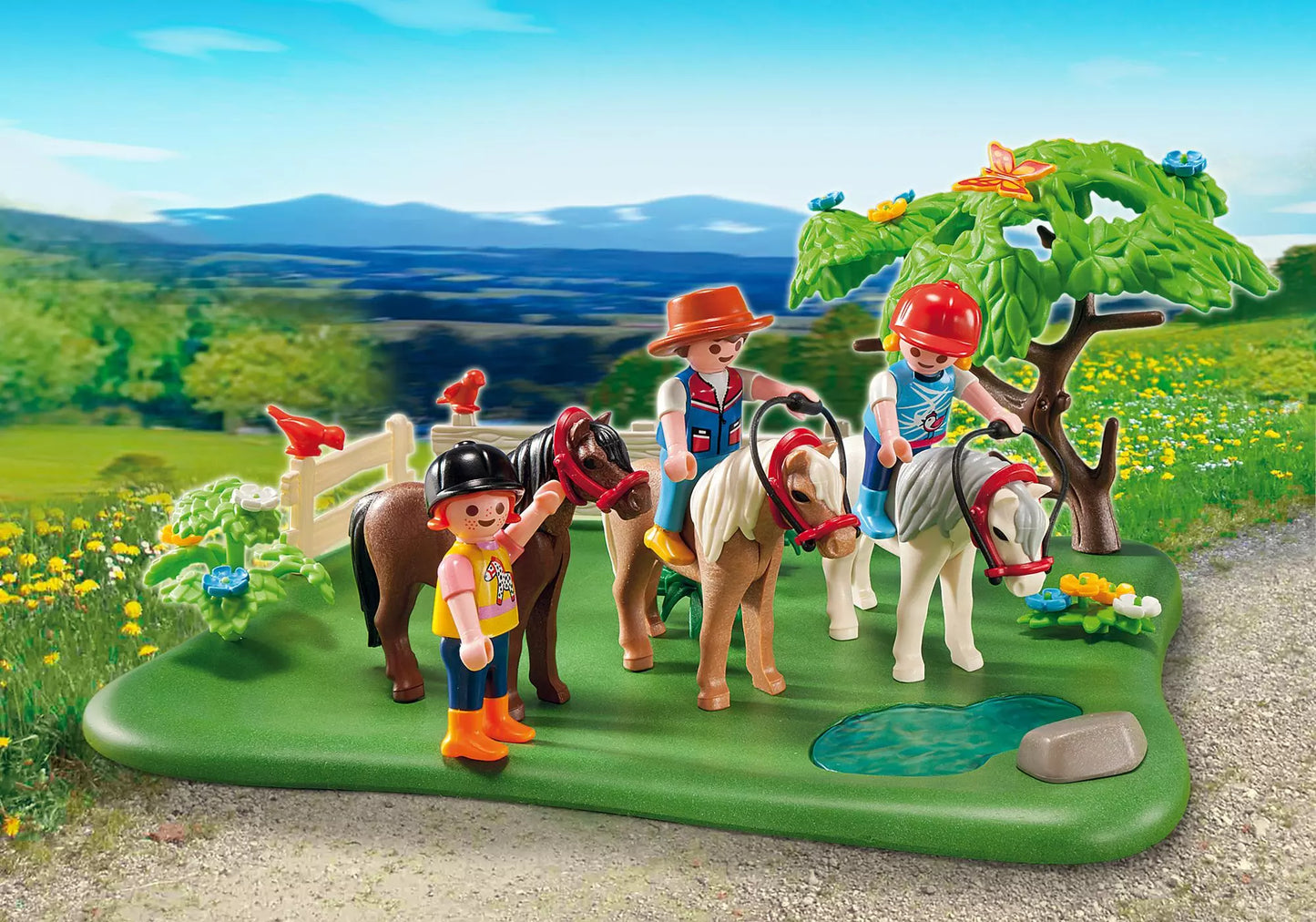 Playmobil 5457 Country KompaktSet Ponykoppel + Ponywagen - plegobil