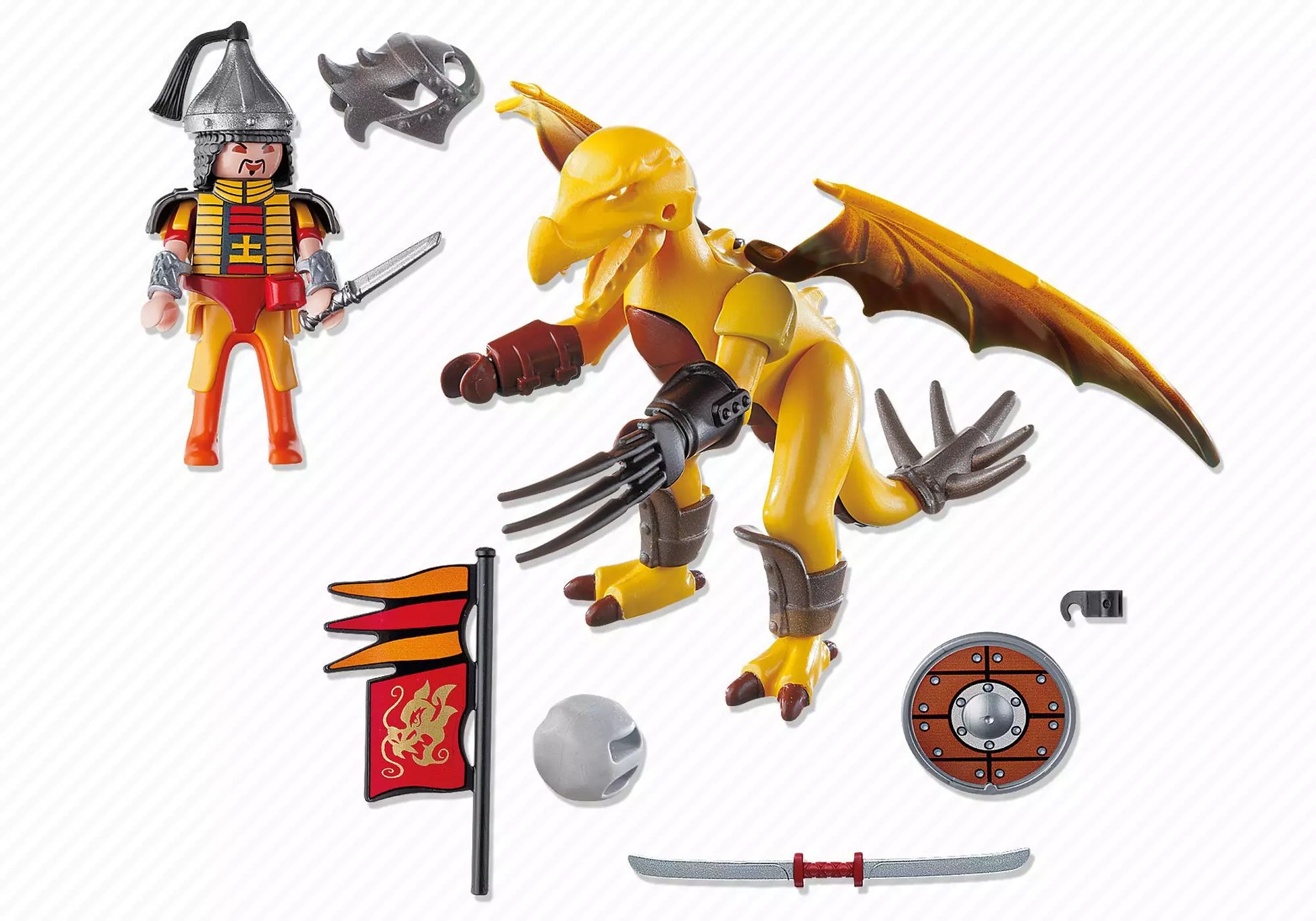 Playmobil 5462 Dragons Rock Dragon mit Kämpfer - plegobil
