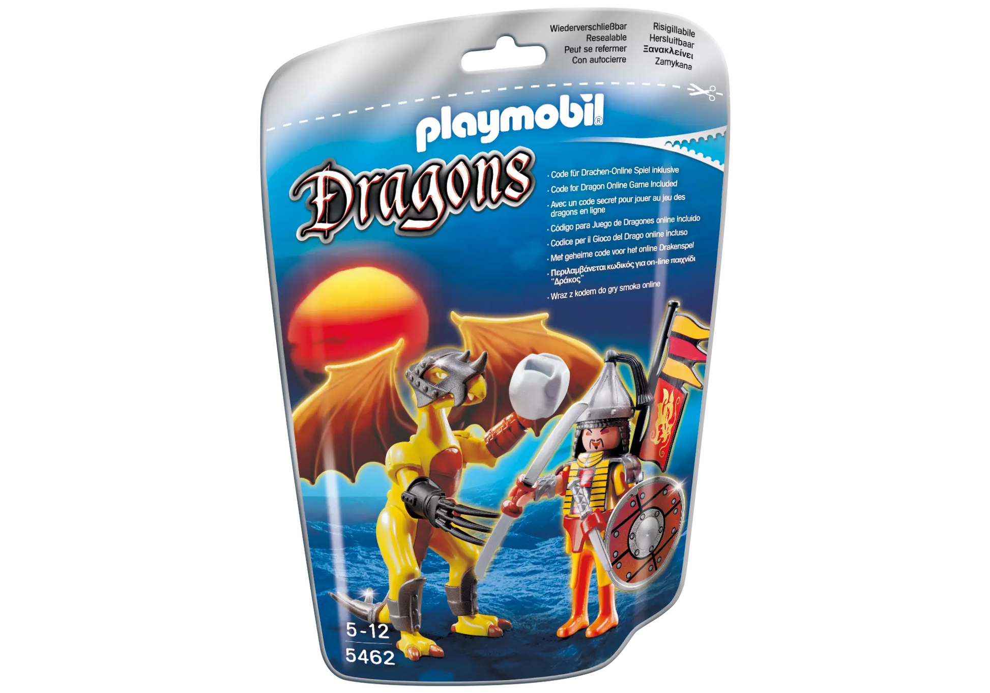 Playmobil 5462 Dragons Rock Dragon mit Kämpfer - plegobil
