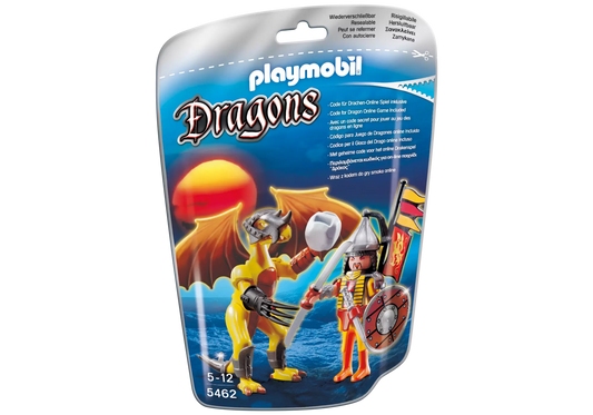 Playmobil 5462 Dragons Rock Dragon mit Kämpfer - plegobil
