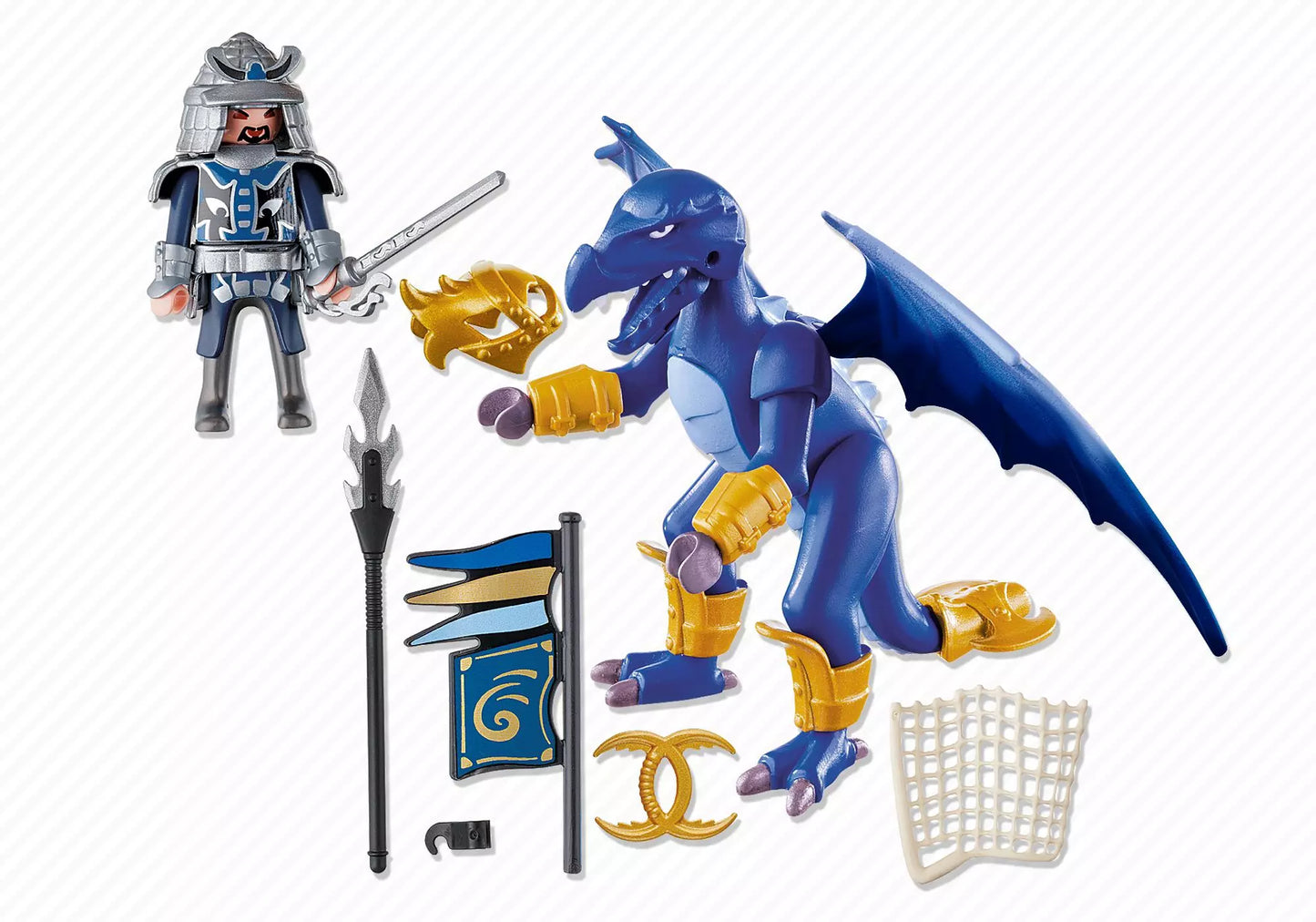 Playmobil 5464 Dragons Ice Dragon mit Kämpfer - plegobil
