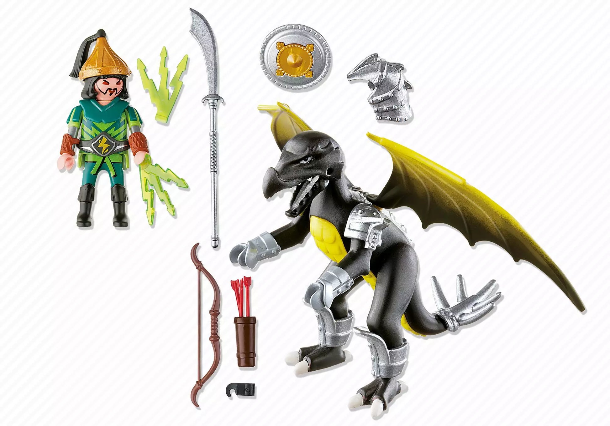 Playmobil 5465 Dragons Storm Dragon mit Kämpfer - plegobil