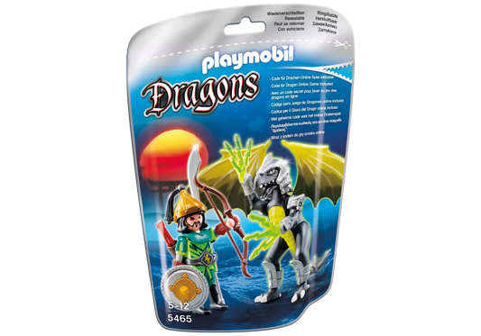 Playmobil 5465 Dragons Storm Dragon mit Kämpfer - plegobil