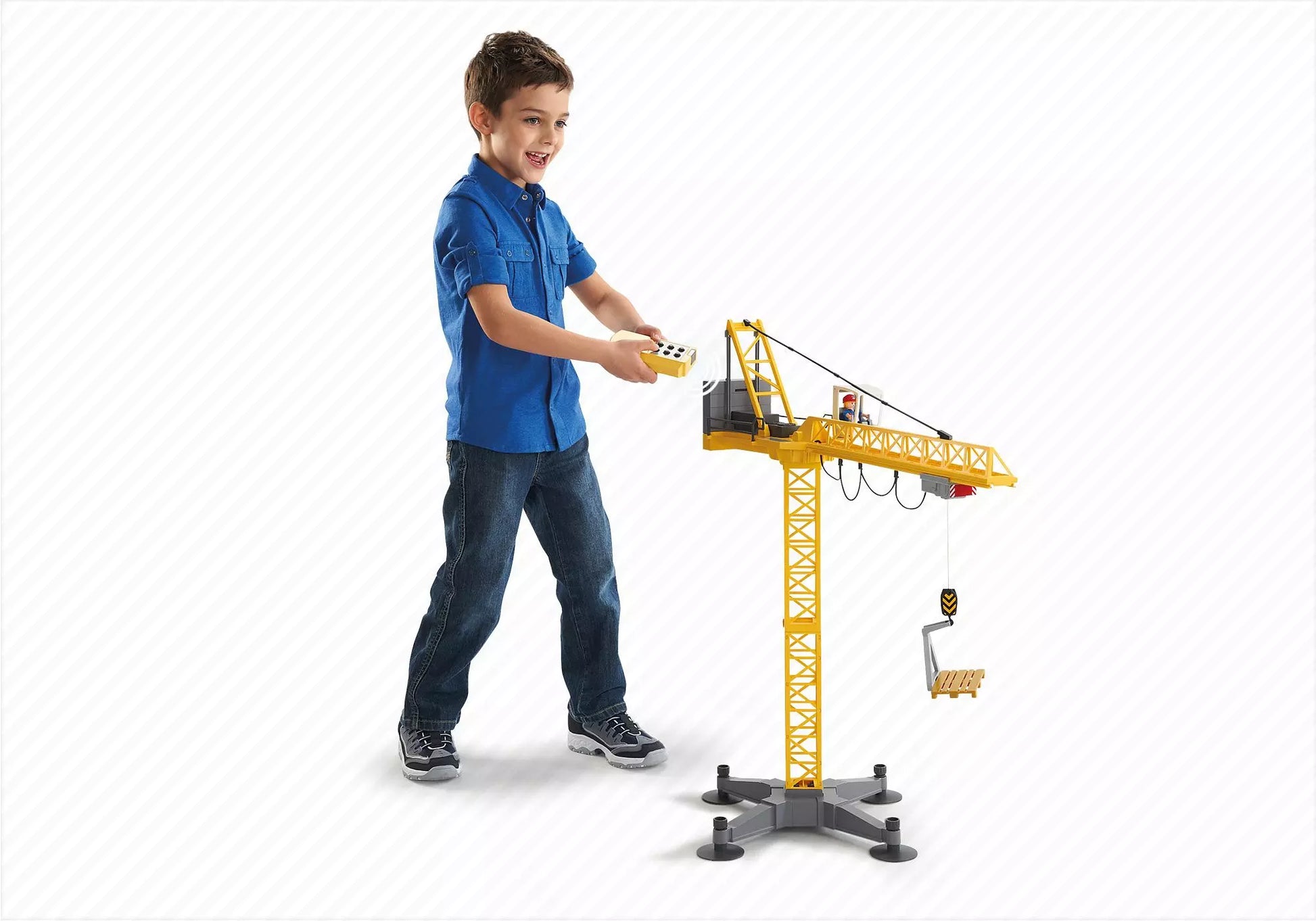 Playmobil 5466 City Action Großer Baukran mit Fernsteuerung - plegobil