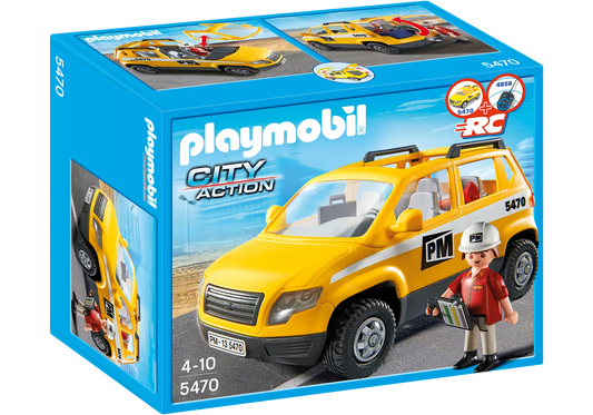 Playmobil 5470 City Action Bauleiterfahrzeug - plegobil