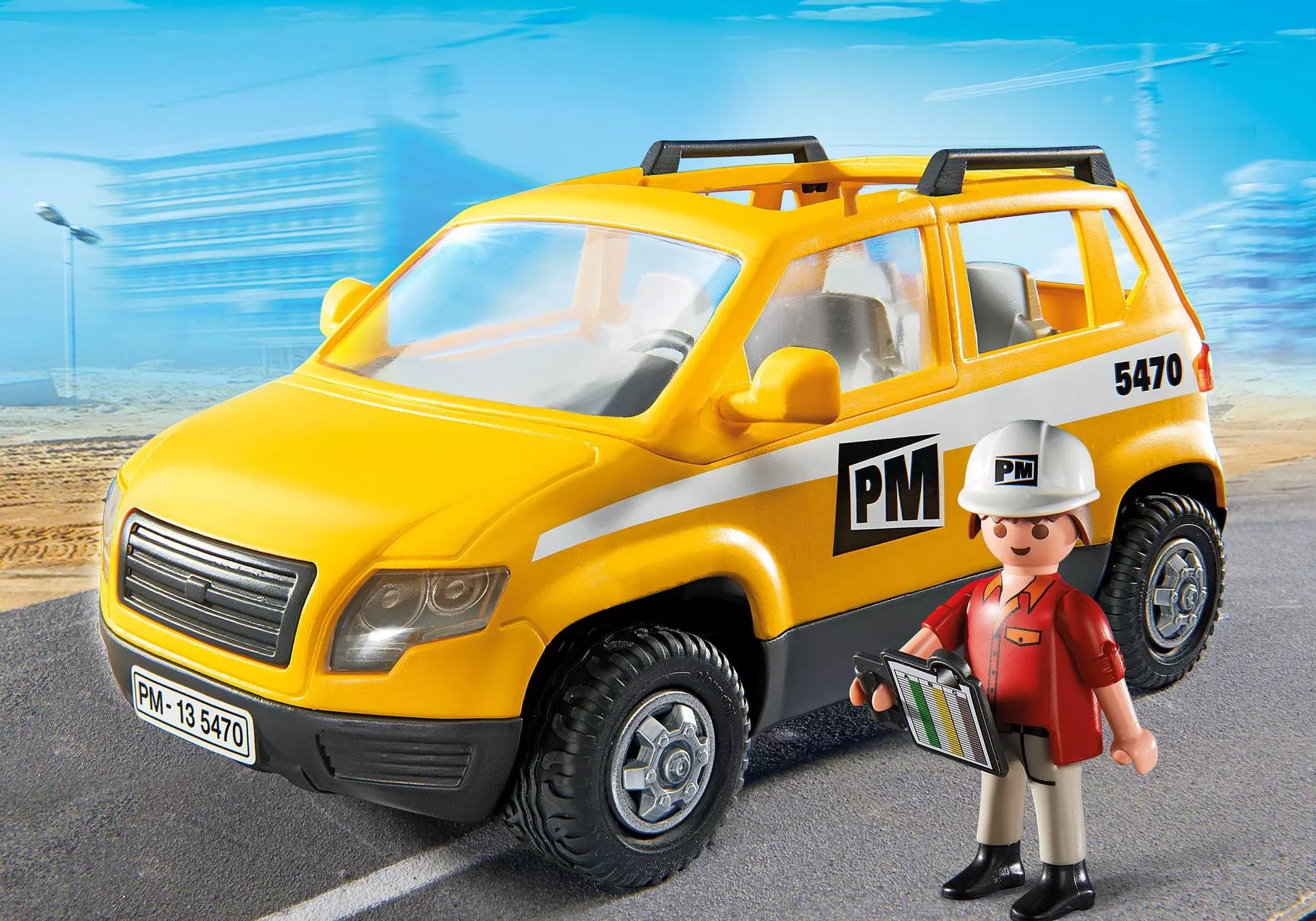 Playmobil 5470 City Action Bauleiterfahrzeug - plegobil
