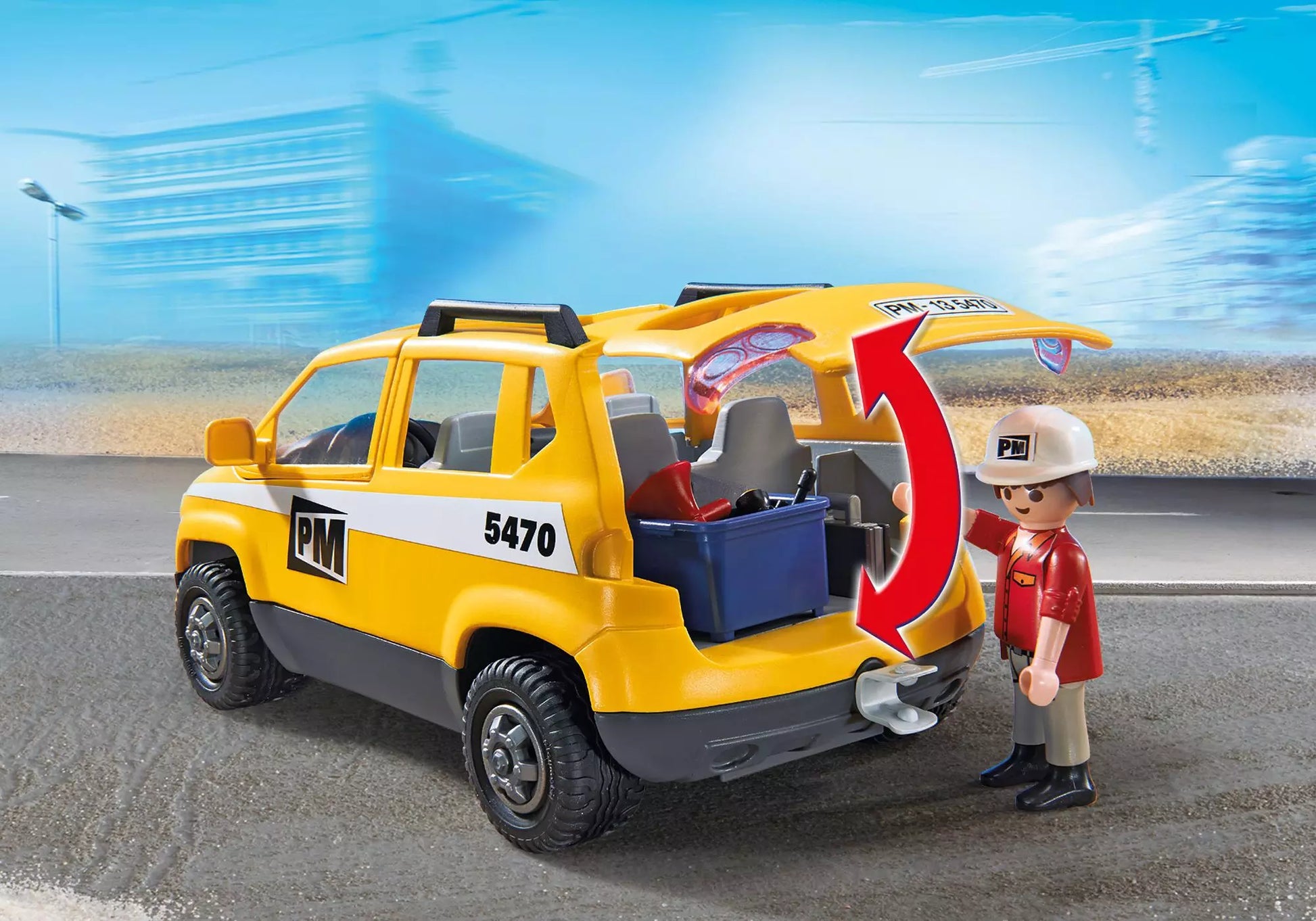 Playmobil 5470 City Action Bauleiterfahrzeug - plegobil