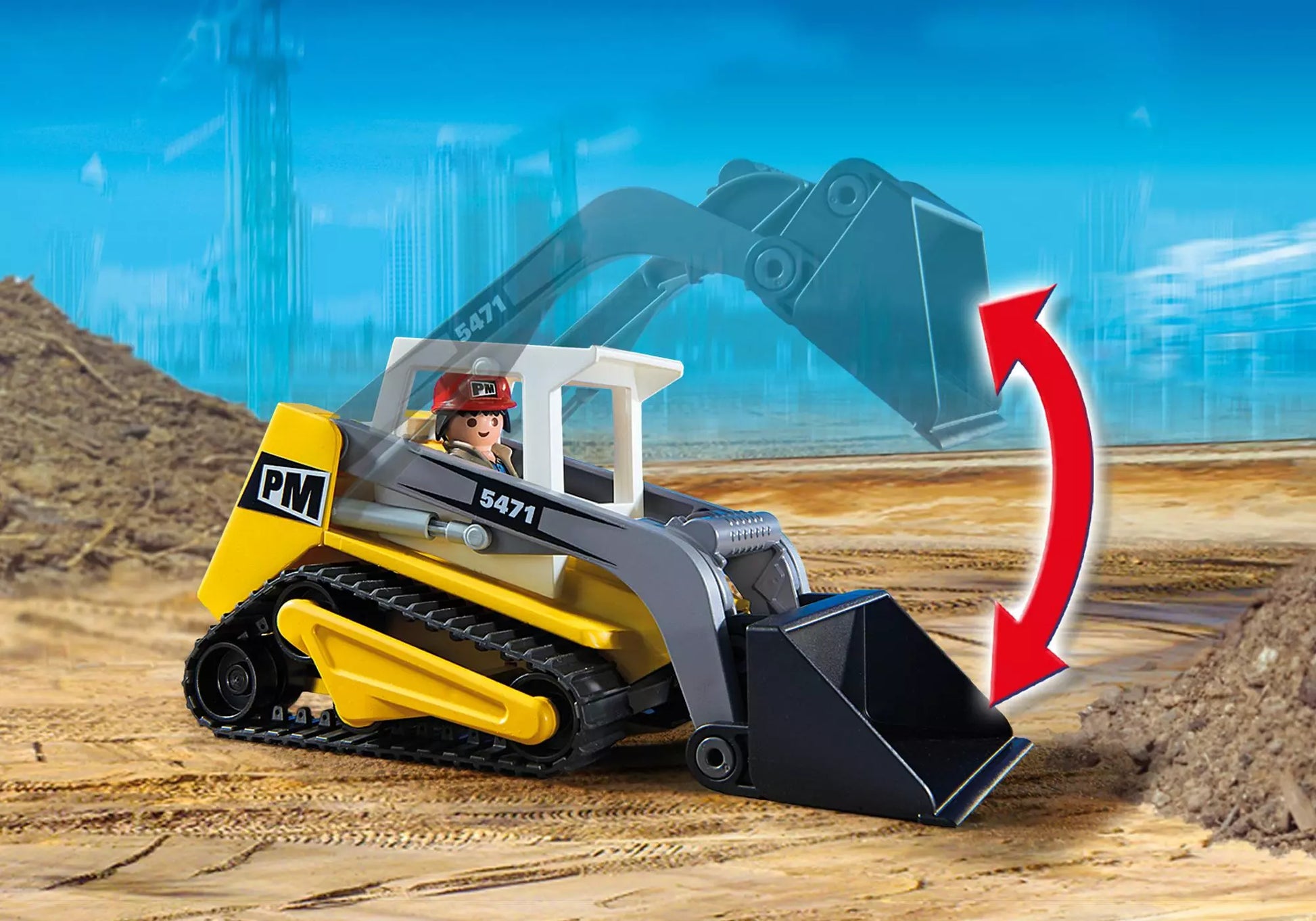 Playmobil 5471 City Action Ketten-Kompaktlader - plegobil