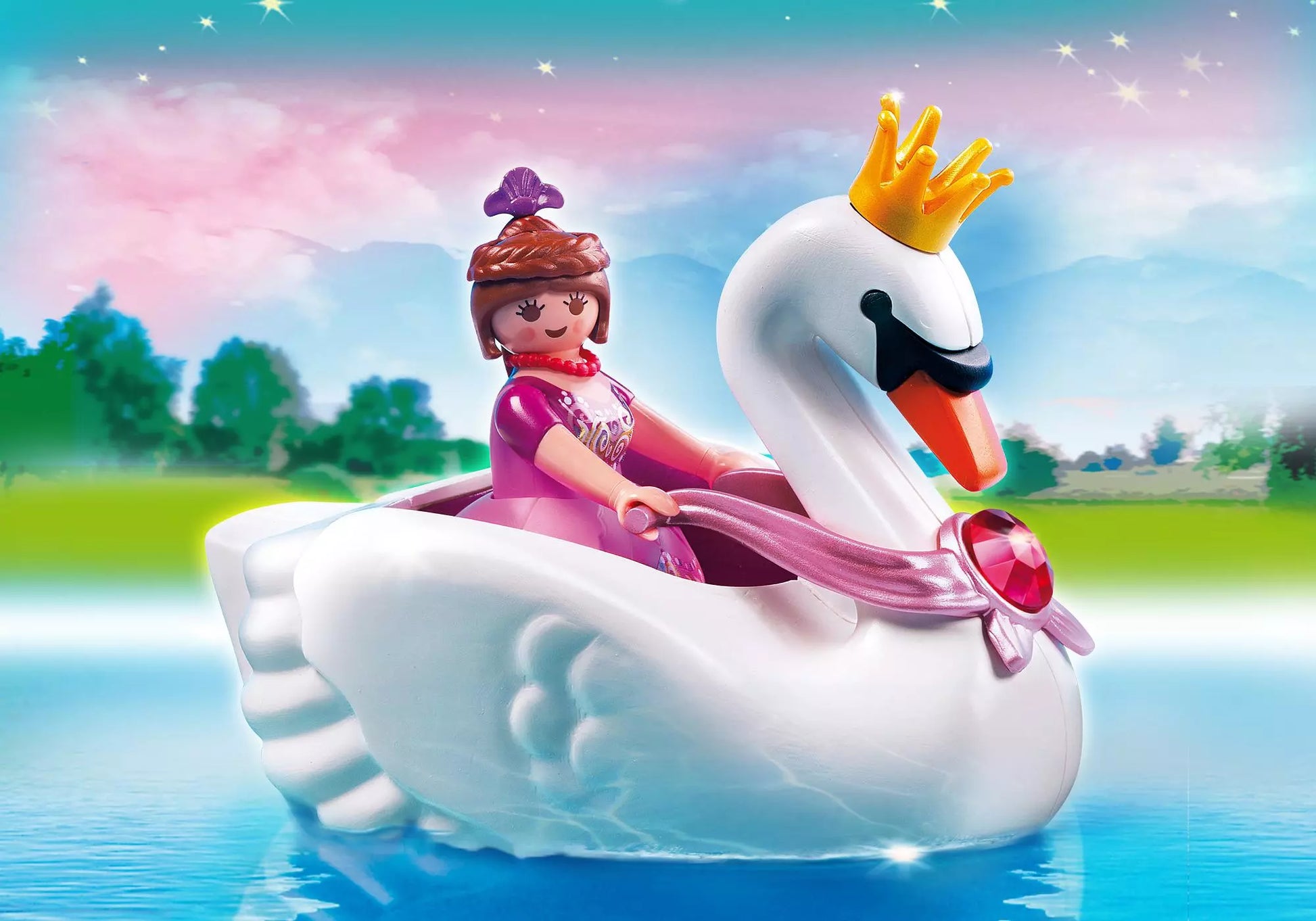Playmobil 5476 Princess Prinzessin im Schwanenboot - plegobil