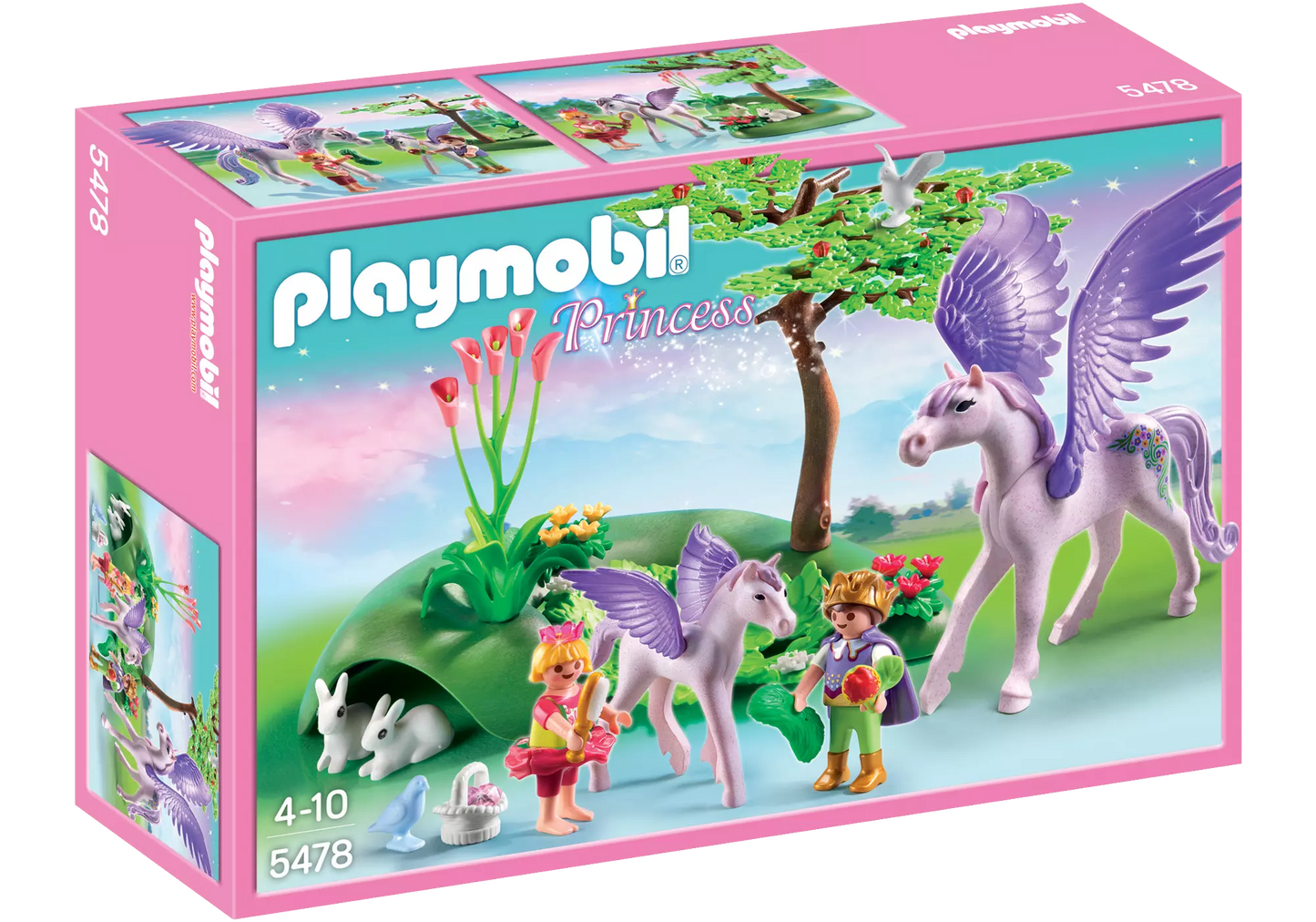 Playmobil 5478 Princess Königskinder beim Baby-Pegasus - plegobil