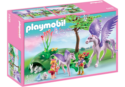Playmobil 5478 Princess Königskinder beim Baby-Pegasus - plegobil
