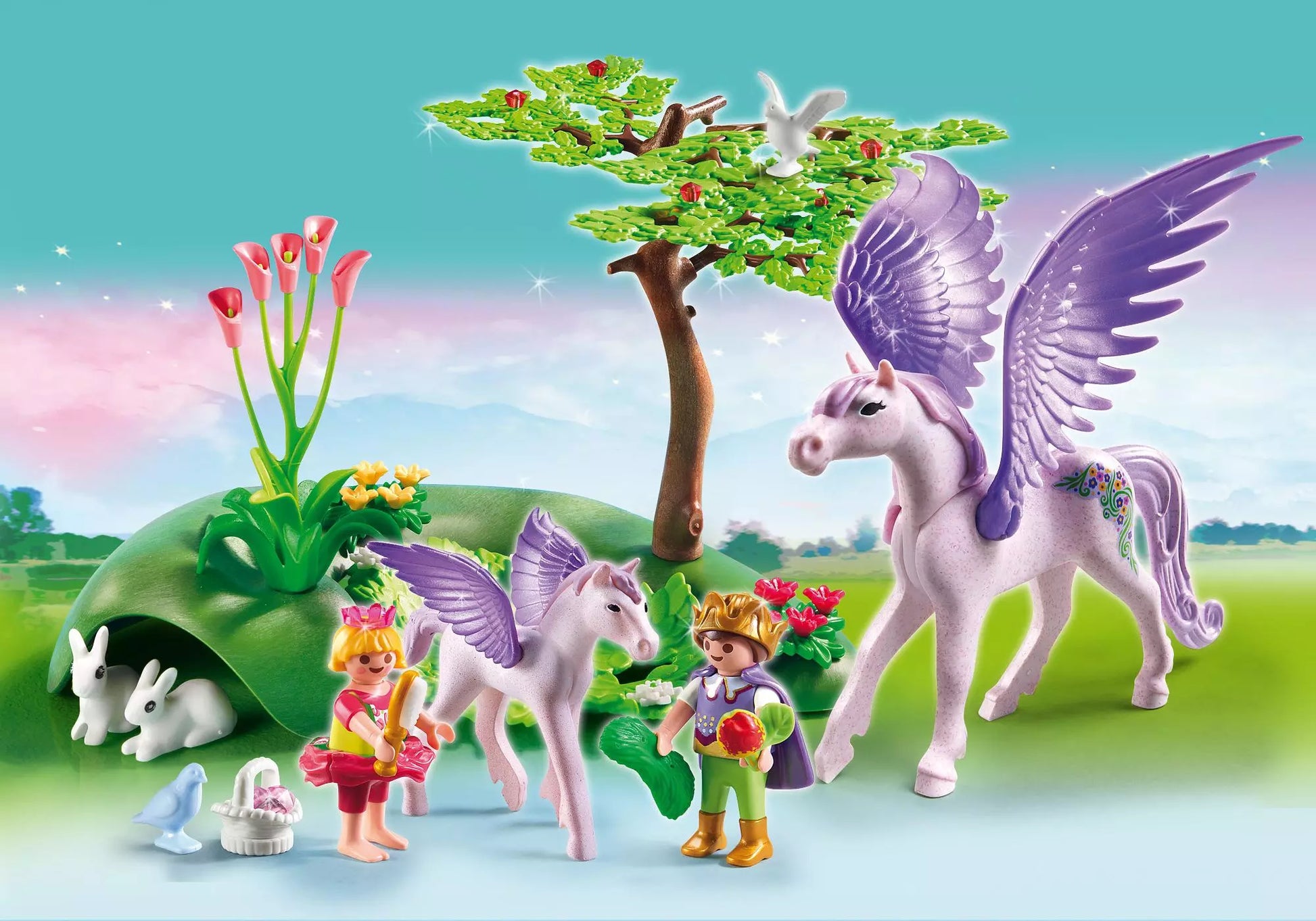 Playmobil 5478 Princess Königskinder beim Baby-Pegasus - plegobil