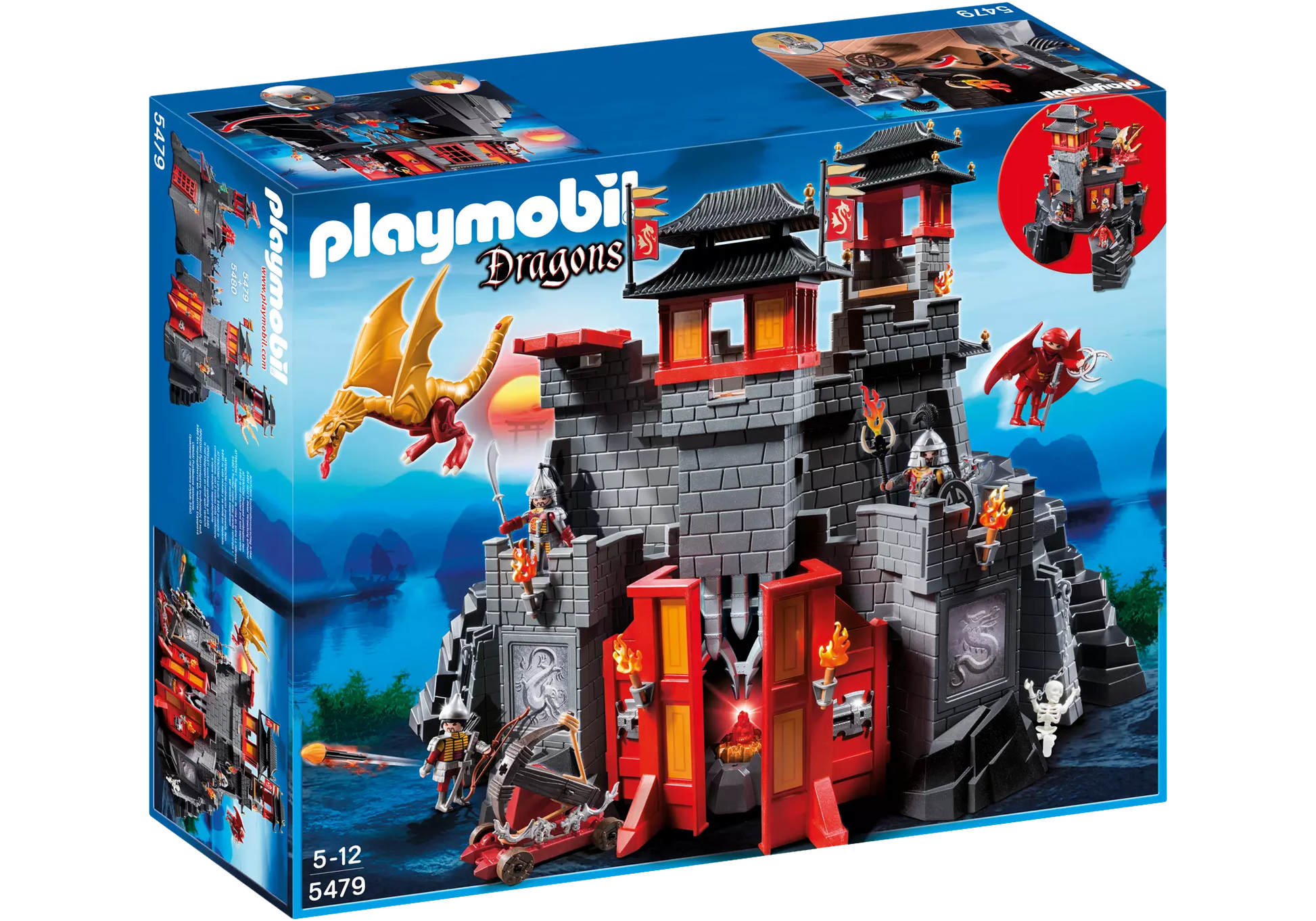 Playmobil 5479 Dragons Große Asia-Drachenburg - plegobil