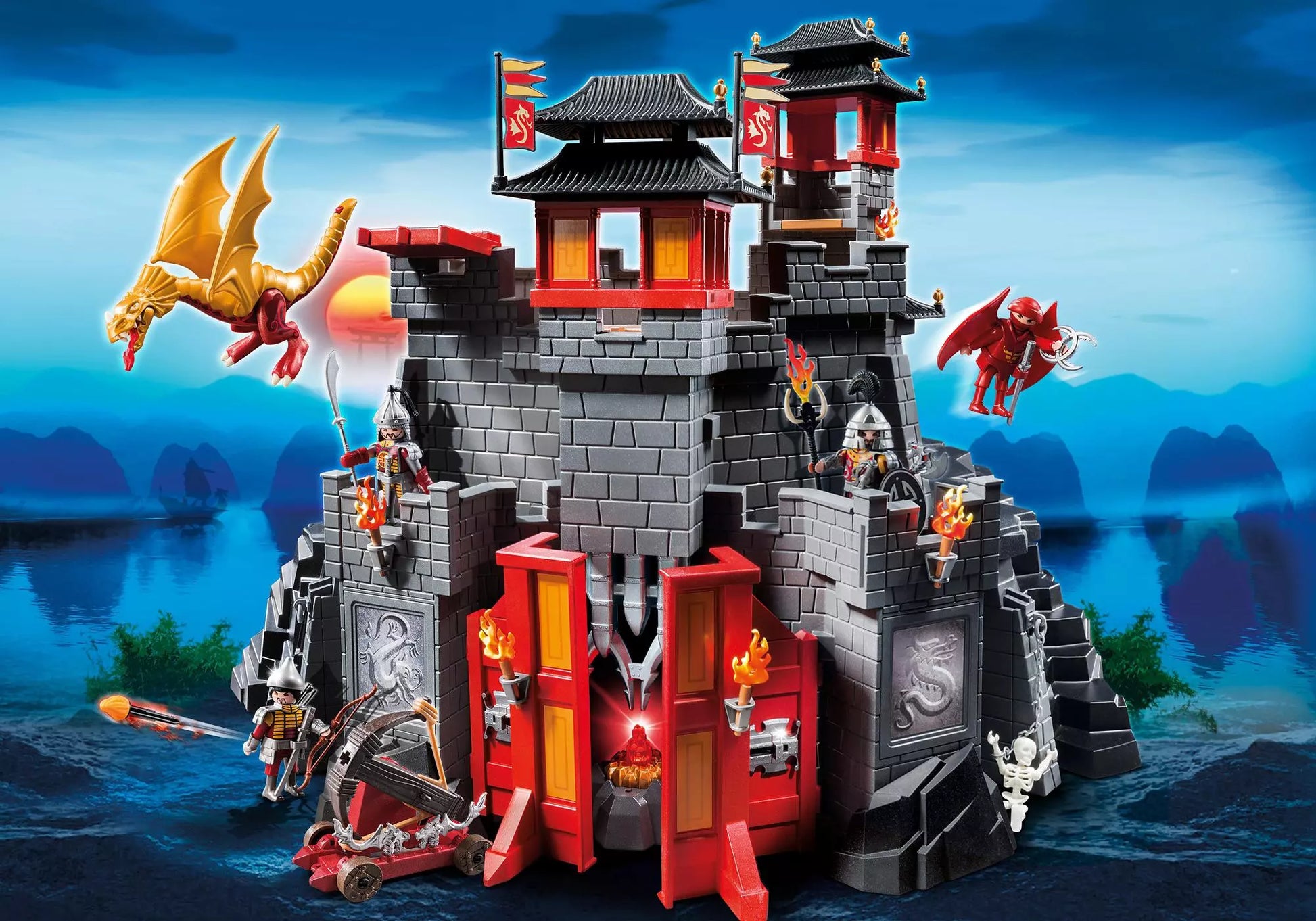 Playmobil 5479 Dragons Große Asia-Drachenburg - plegobil