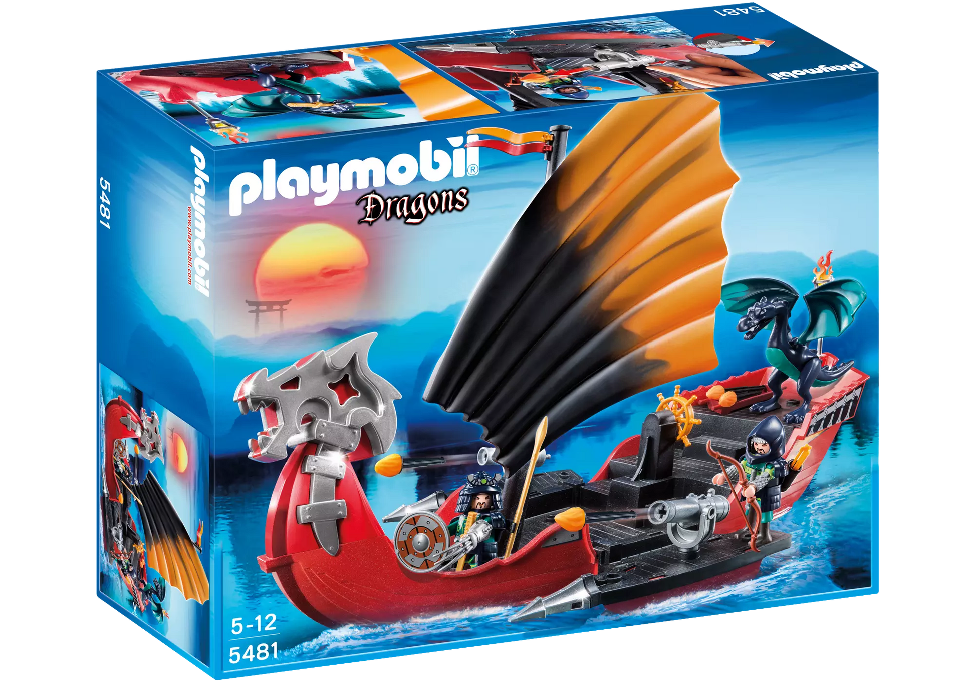 Playmobil 5481 Dragons Drachenkampfschiff - plegobil