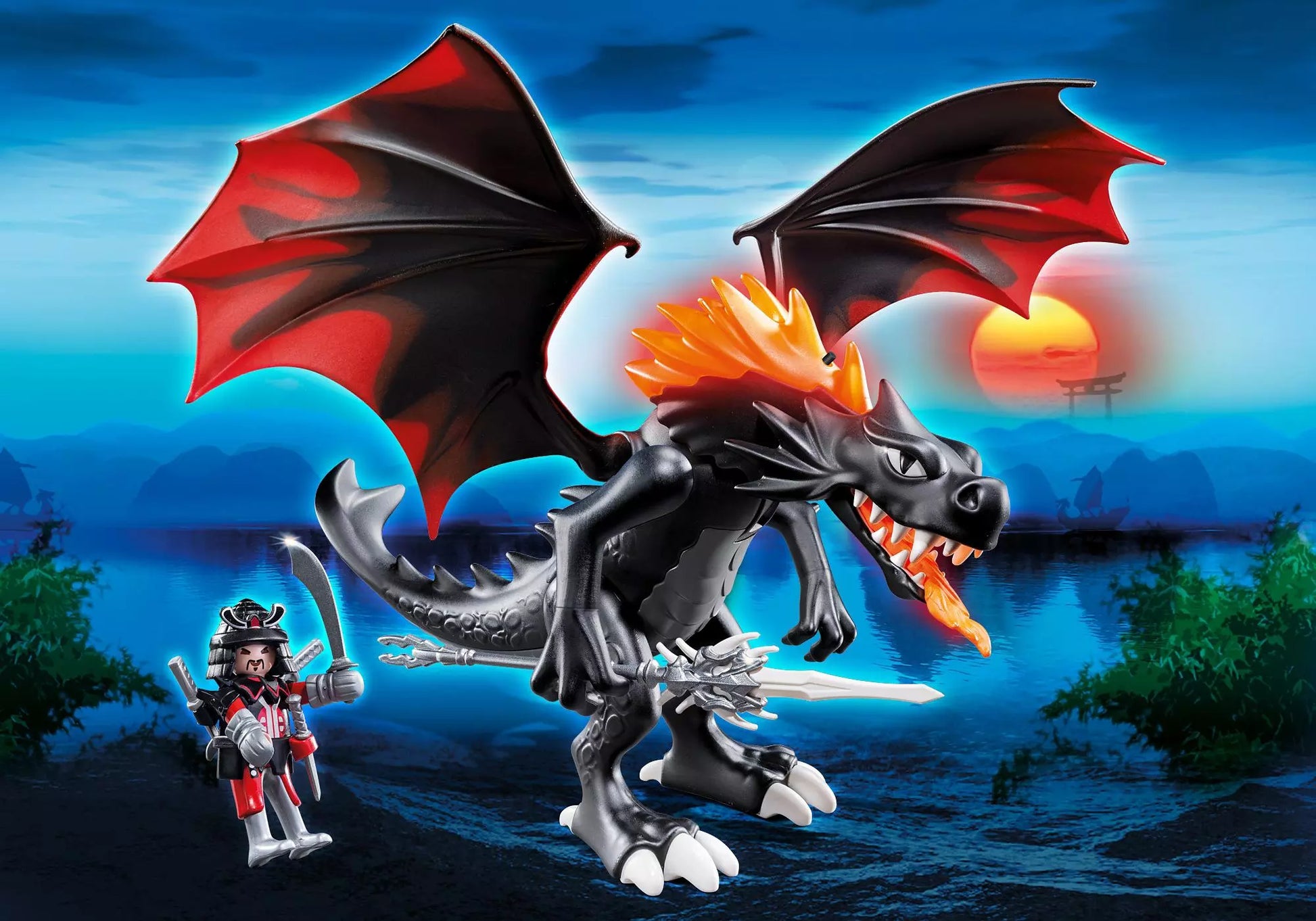 Playmobil 5482 Dragons Riesen-Kampfdrache mit Feuer-LEDs - plegobil