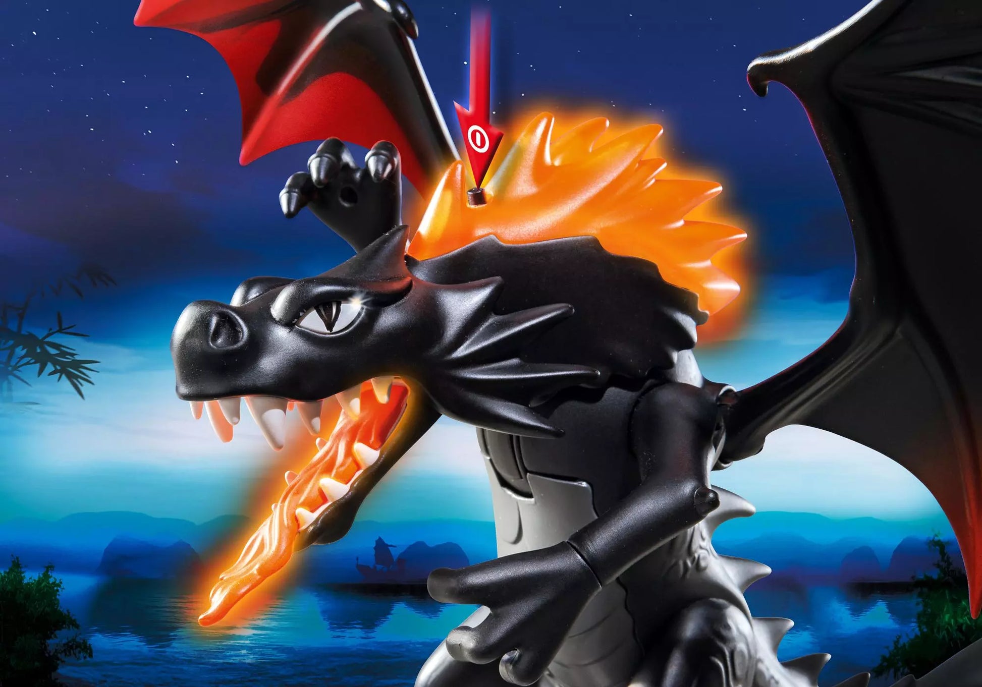 Playmobil 5482 Dragons Riesen-Kampfdrache mit Feuer-LEDs - plegobil