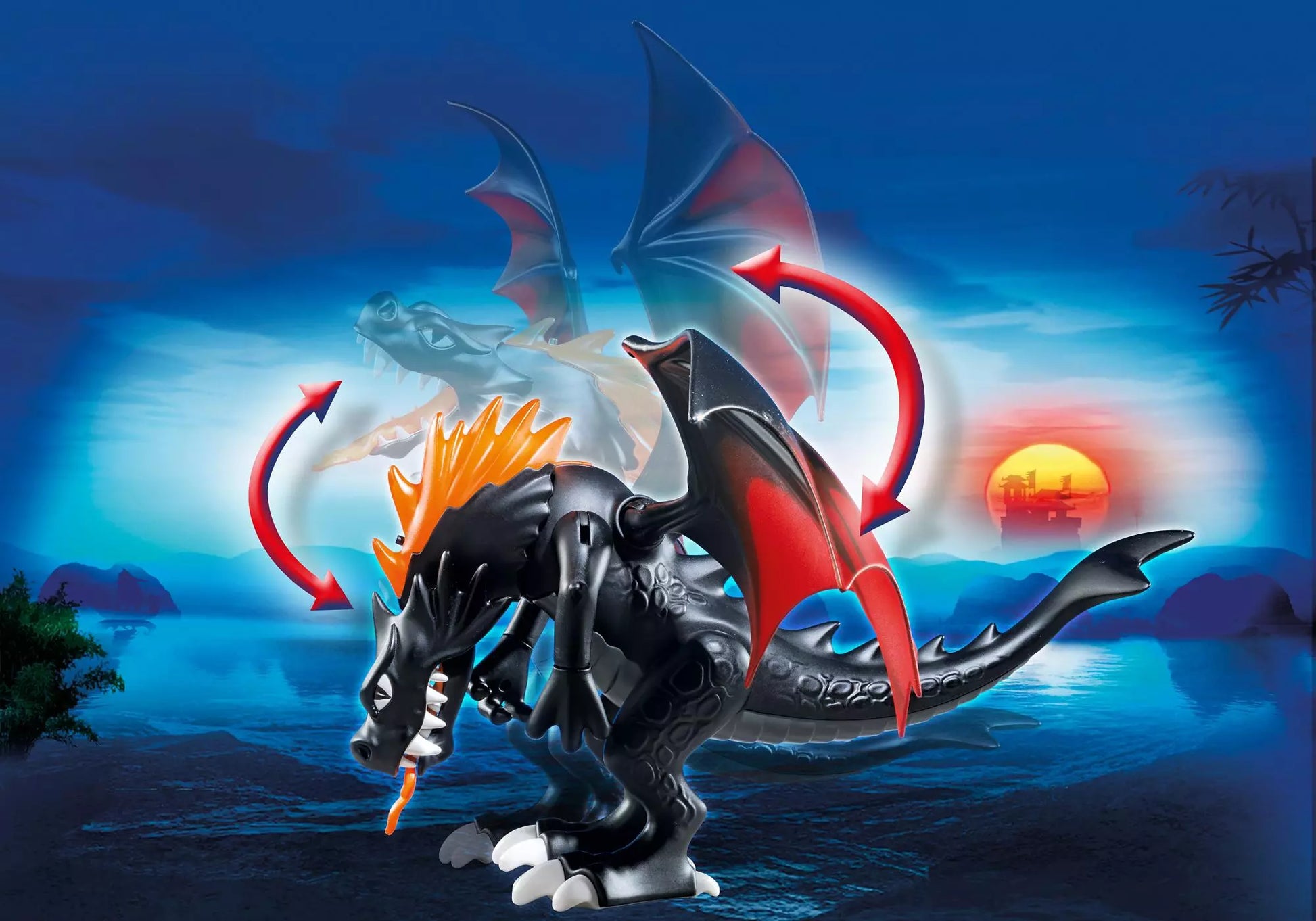 Playmobil 5482 Dragons Riesen-Kampfdrache mit Feuer-LEDs - plegobil