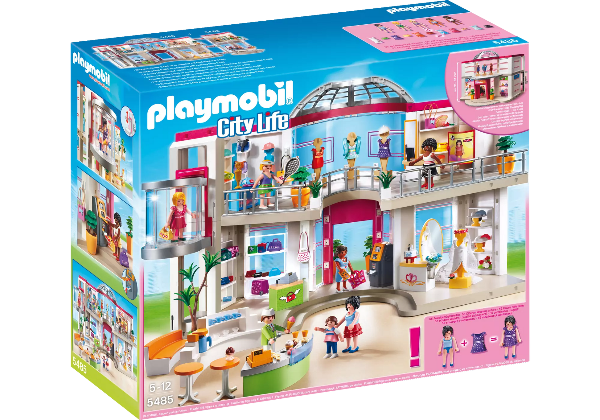Playmobil 5485 City Life Shopping-Center mit Einrichtung - plegobil