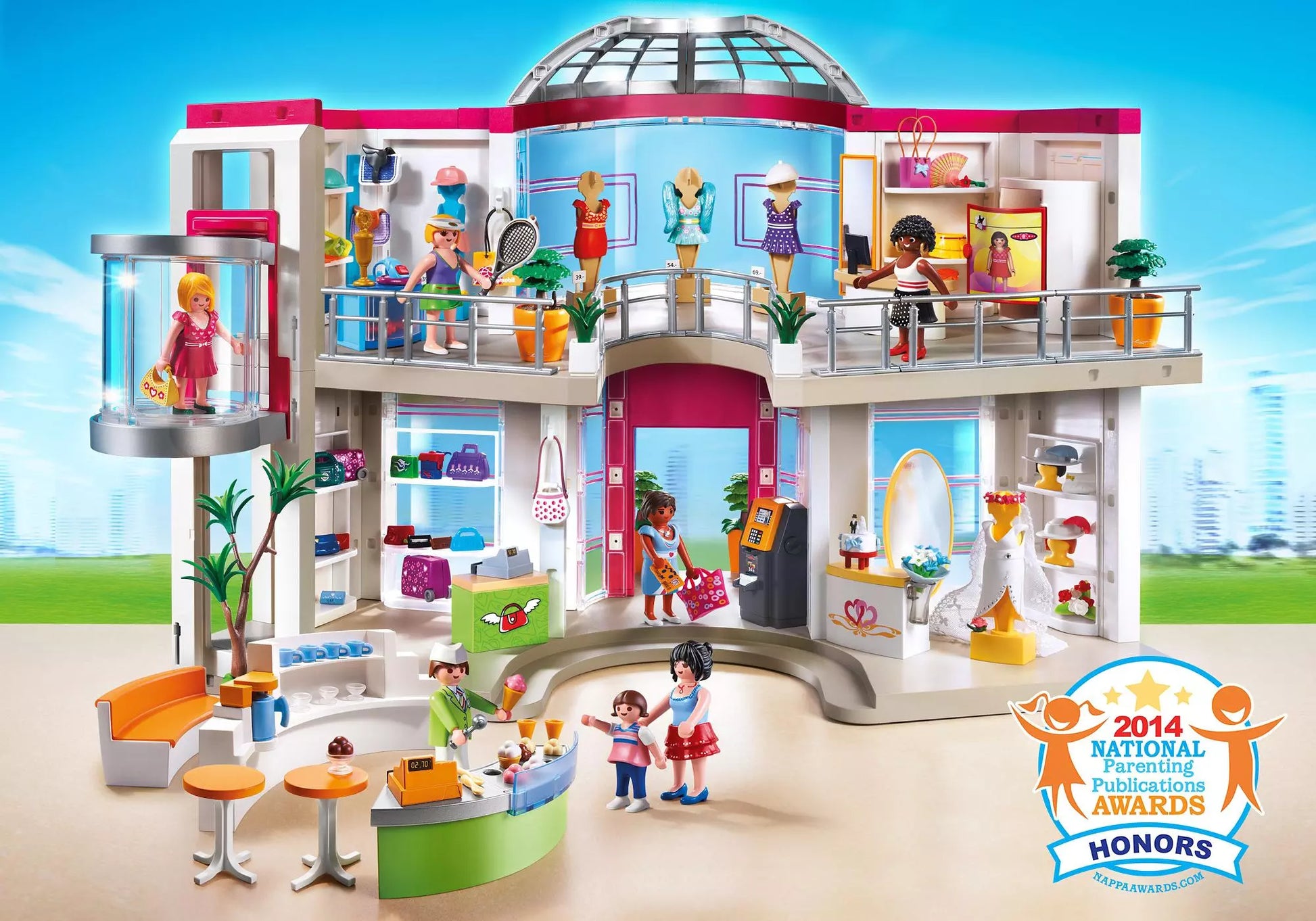 Playmobil 5485 City Life Shopping-Center mit Einrichtung - plegobil