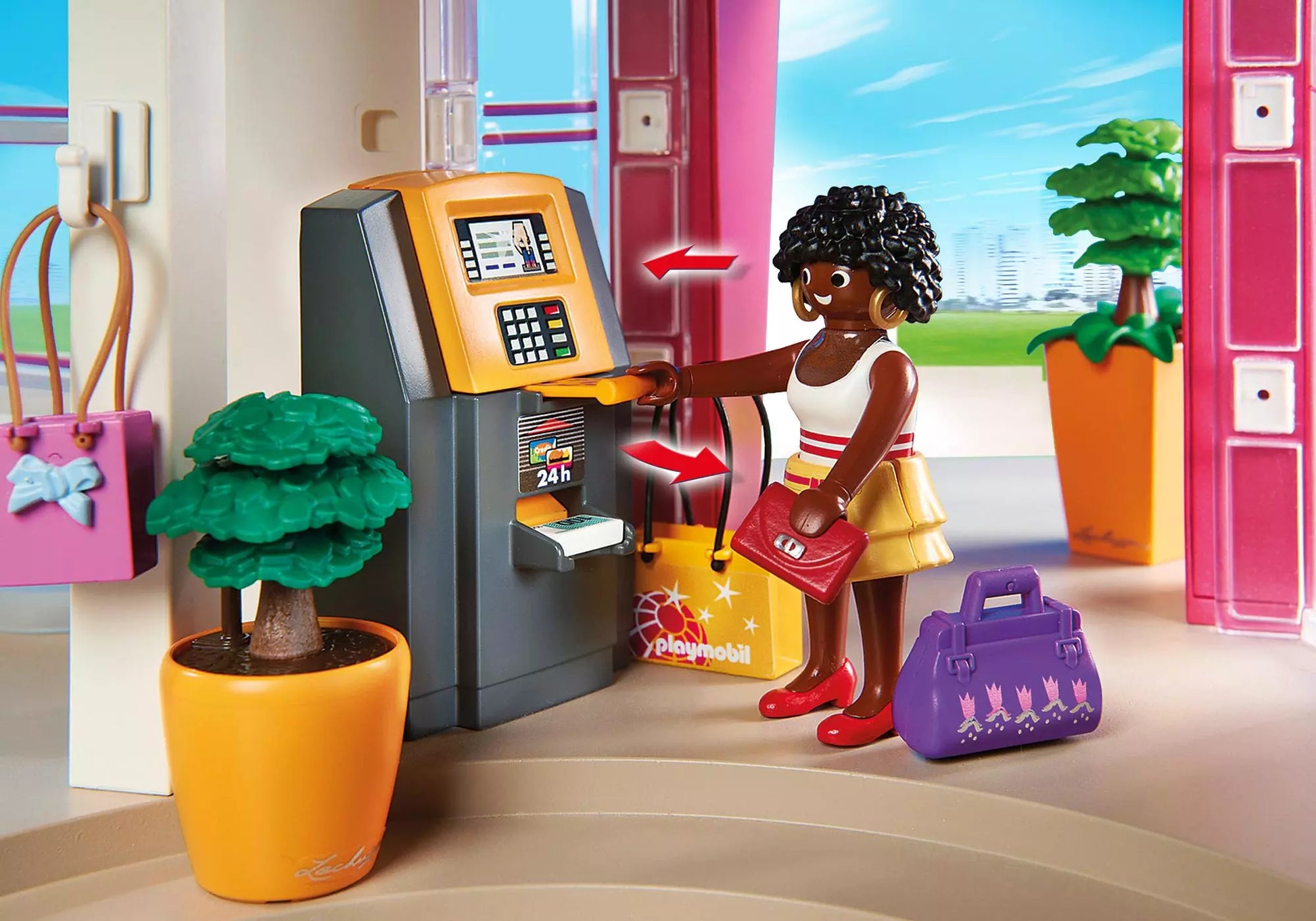 Playmobil 5485 City Life Shopping-Center mit Einrichtung - plegobil