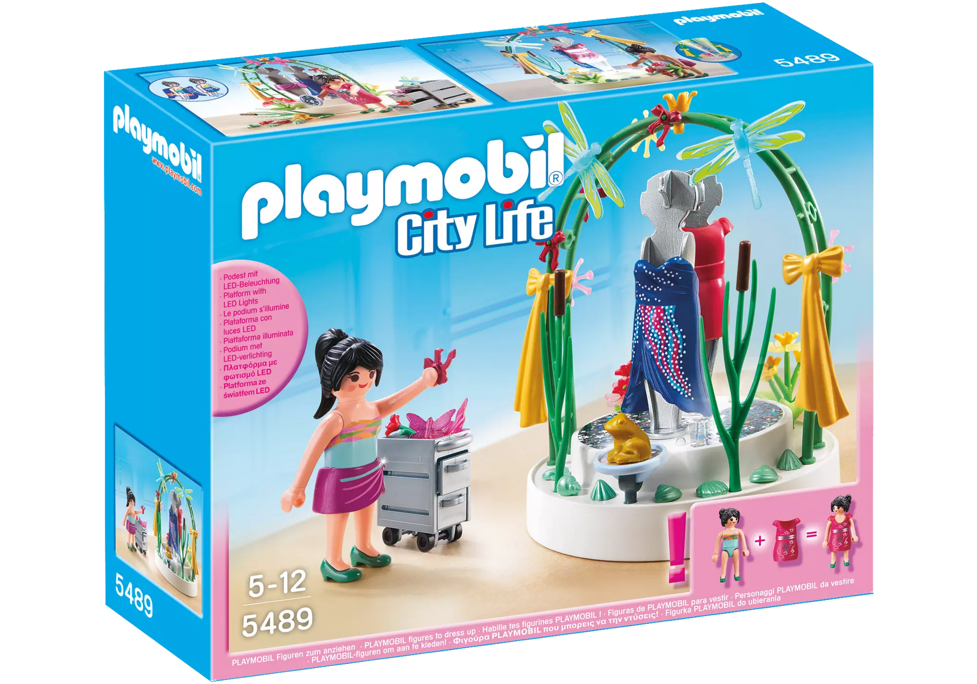 Playmobil 5489 City Life Dekorateurin mit LED-Podest - plegobil
