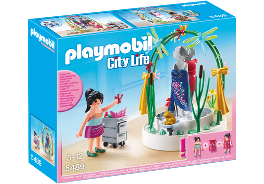 Playmobil 5489 City Life Dekorateurin mit LED-Podest - plegobil
