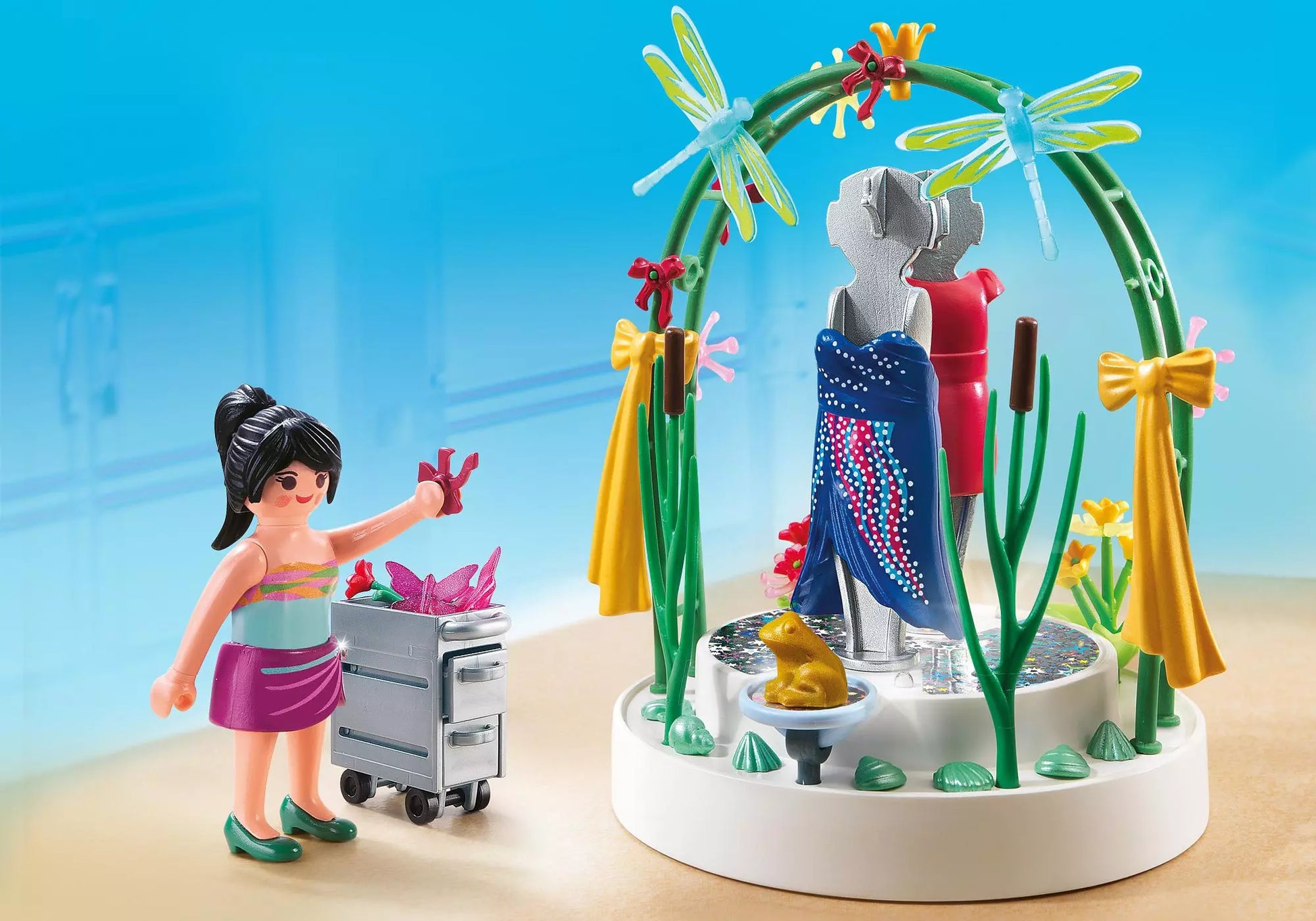Playmobil 5489 City Life Dekorateurin mit LED-Podest - plegobil