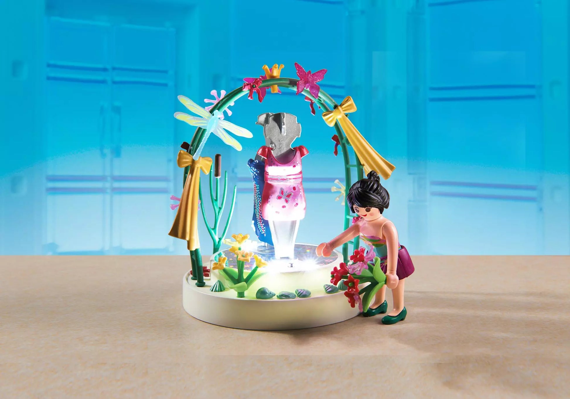 Playmobil 5489 City Life Dekorateurin mit LED-Podest - plegobil
