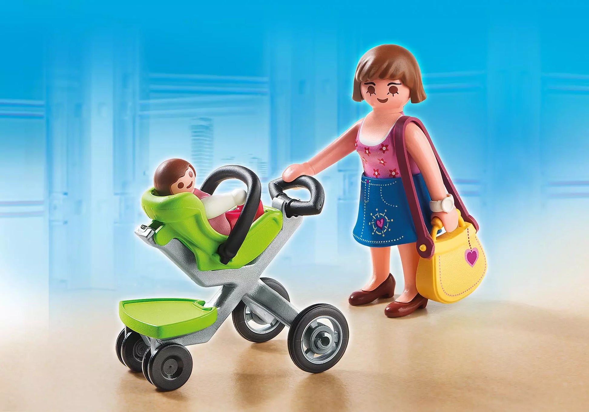 Playmobil 5491 City Life Mama mit Kinderwagen - plegobil