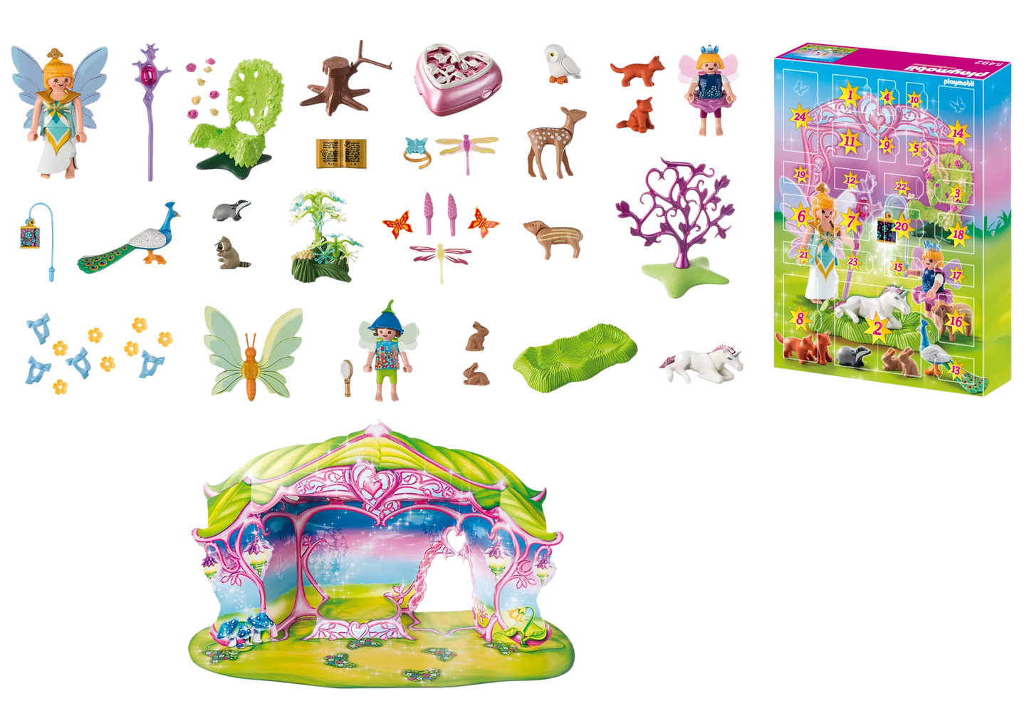 Playmobil 5492 Fairies Adventskalender Einhorngeburtstag im Feenland - plegobil