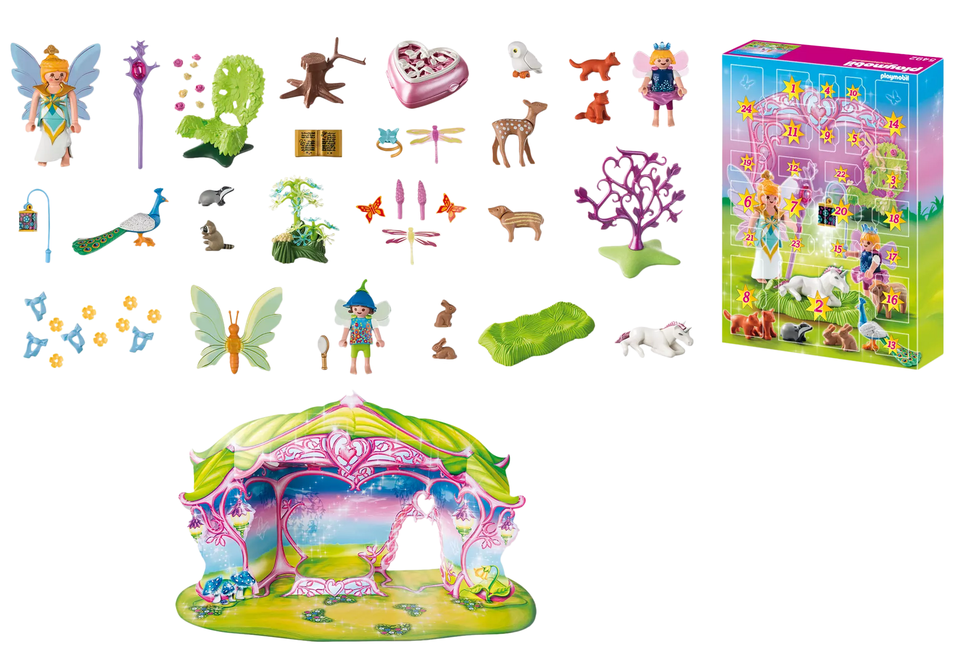 Playmobil 5492 Fairies Adventskalender Einhorngeburtstag im Feenland - plegobil