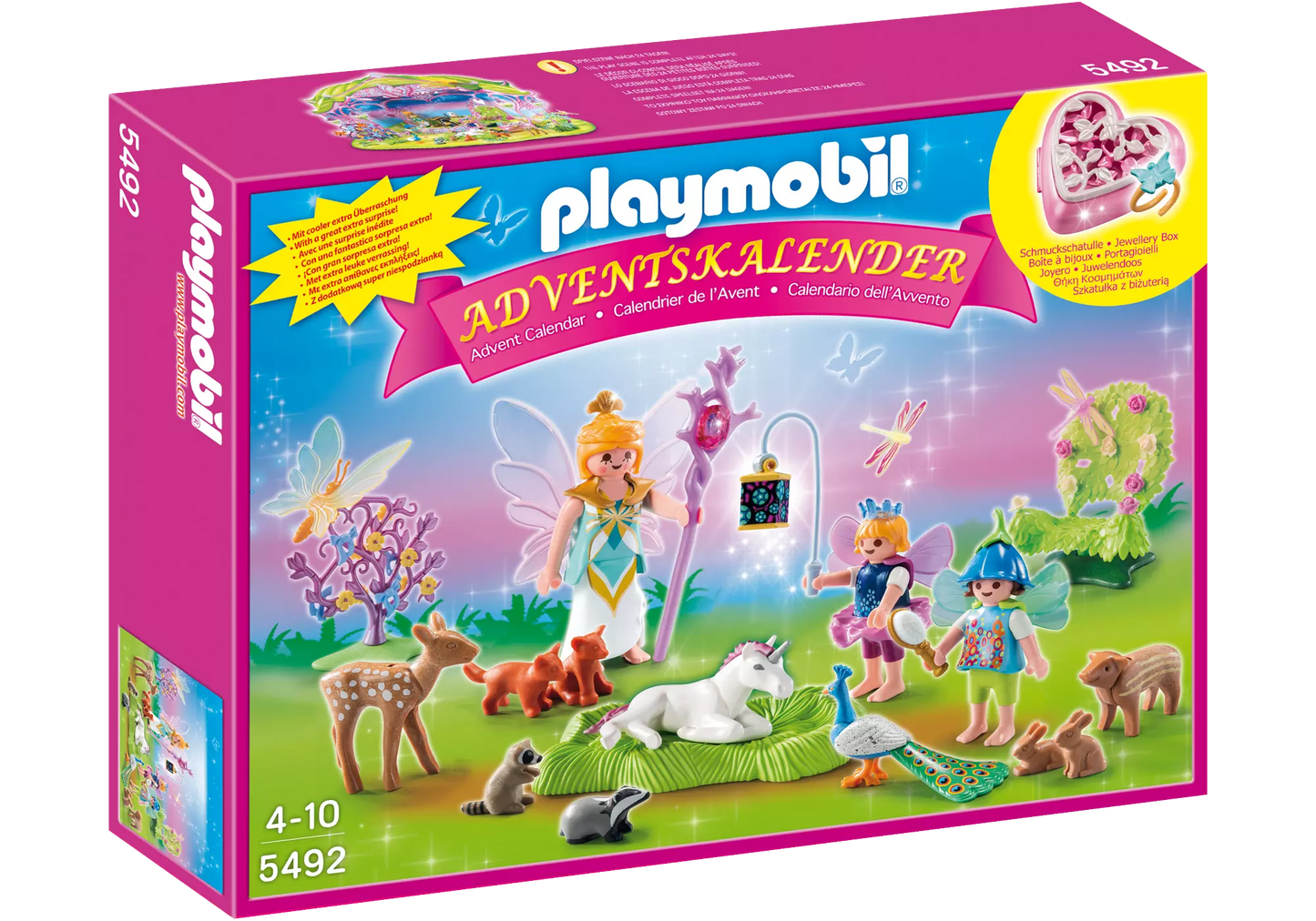 Playmobil 5492 Fairies Adventskalender Einhorngeburtstag im Feenland - plegobil