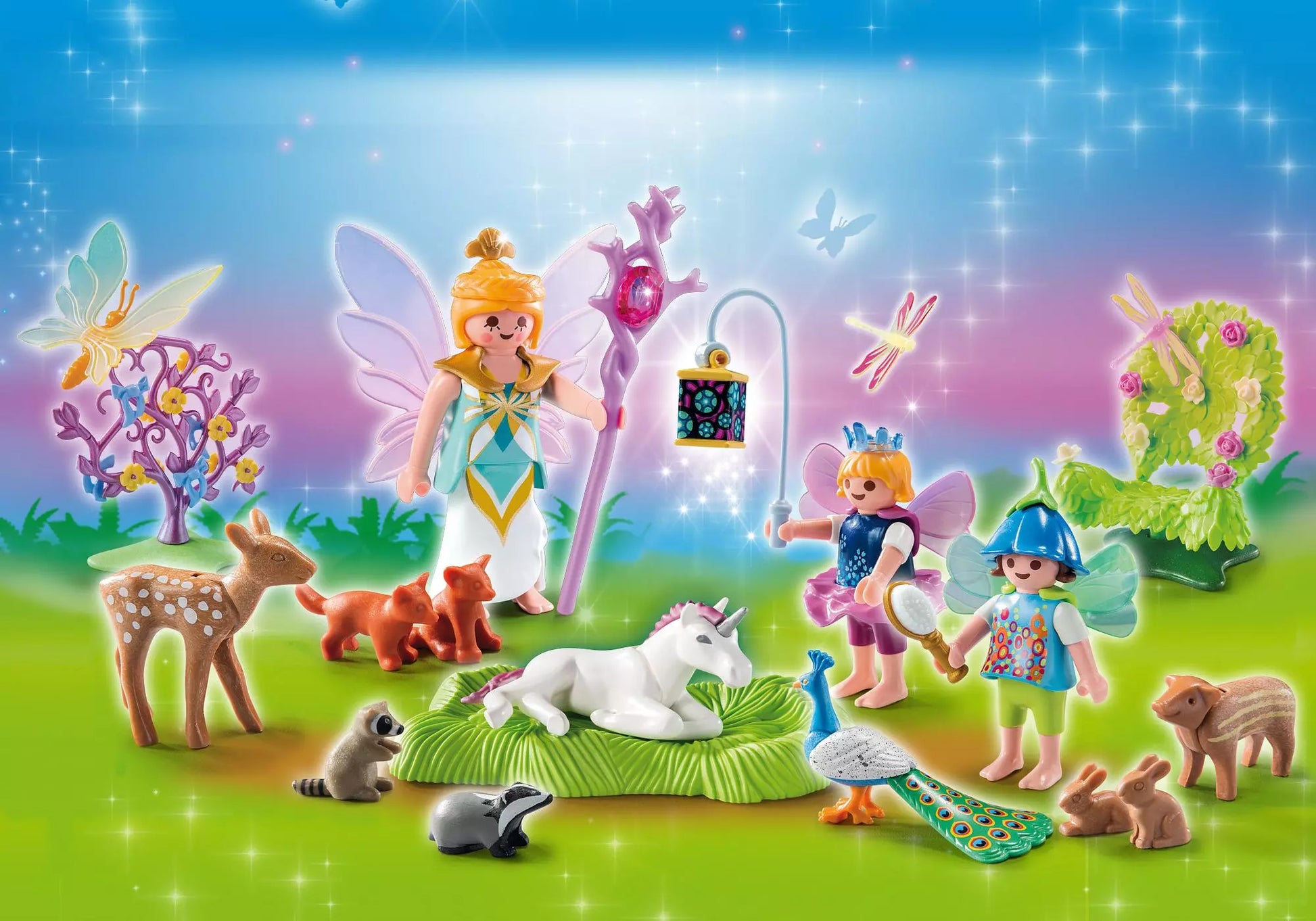Playmobil 5492 Fairies Adventskalender Einhorngeburtstag im Feenland - plegobil