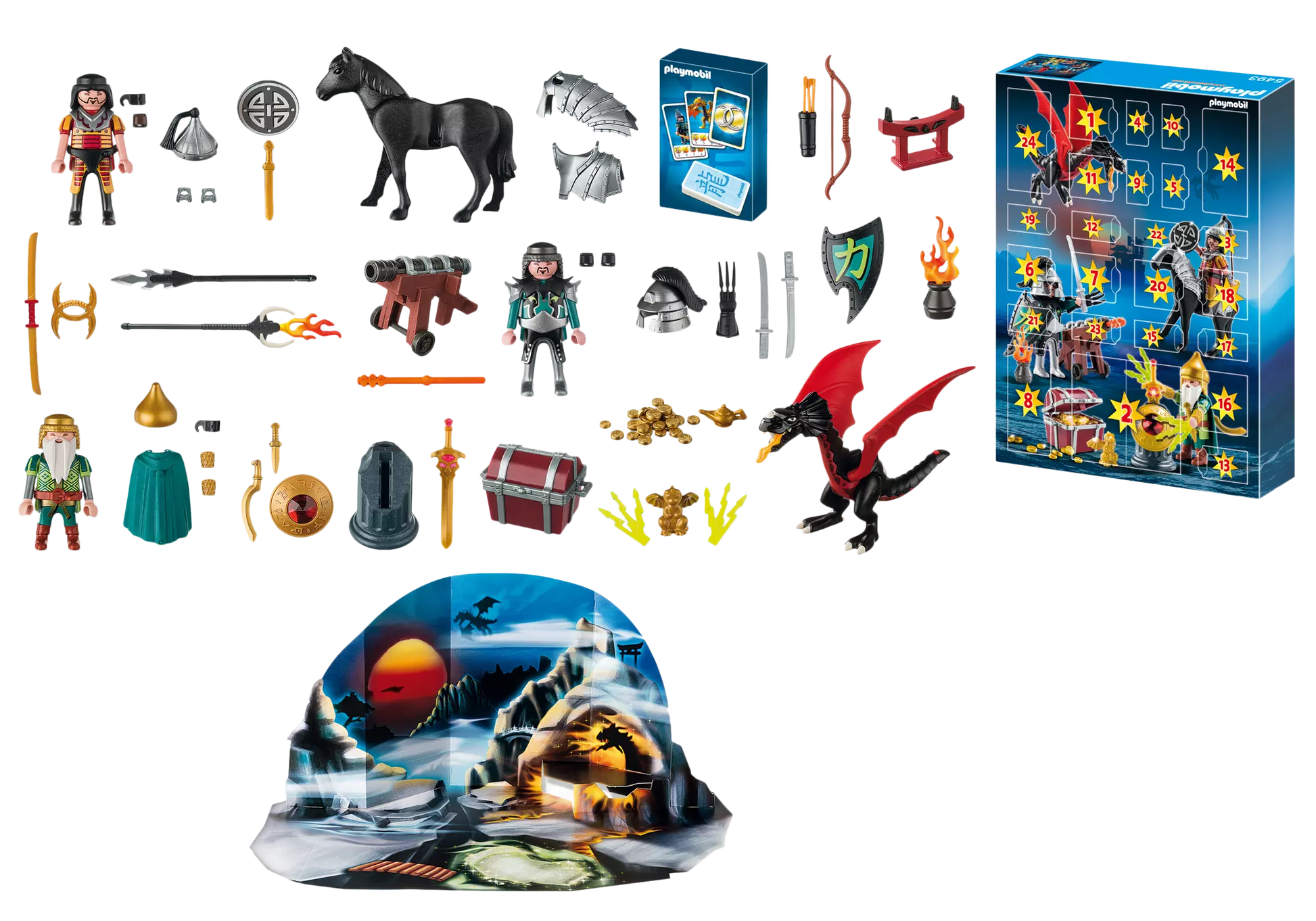 Playmobil 5493 Adventskalender Kampf um den Drachenschatz - plegobil