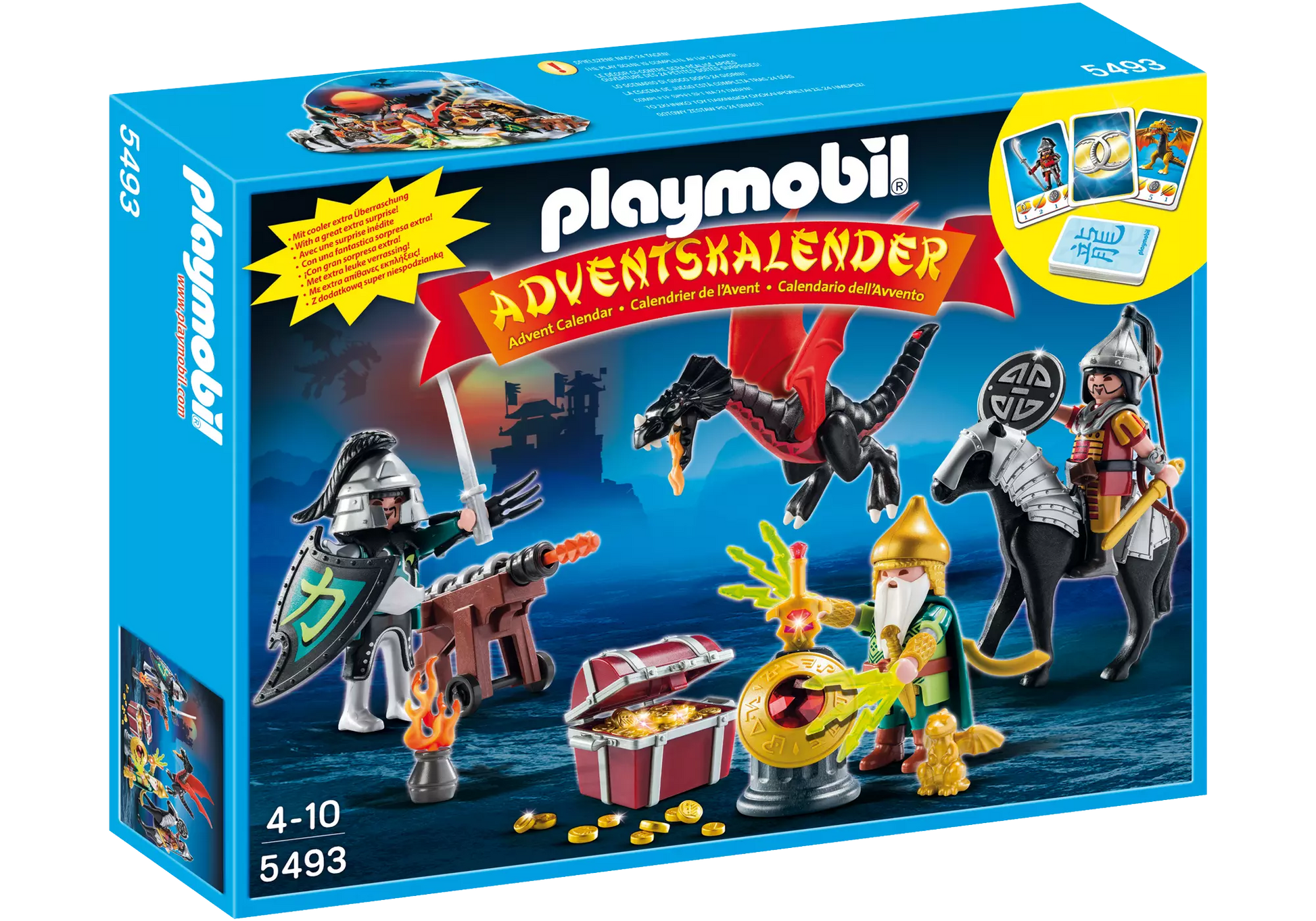 Playmobil 5493 Adventskalender Kampf um den Drachenschatz - plegobil