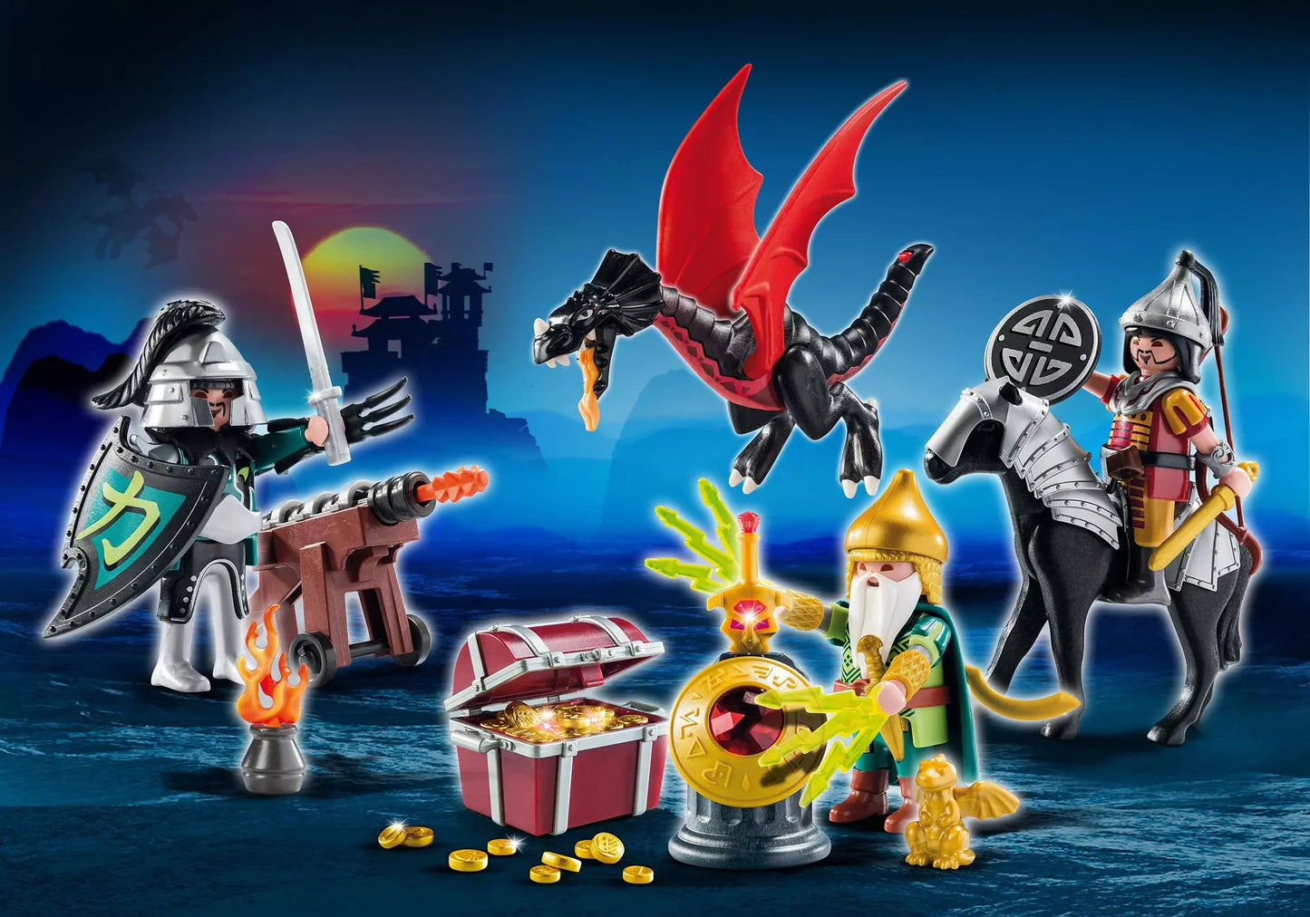 Playmobil 5493 Adventskalender Kampf um den Drachenschatz - plegobil