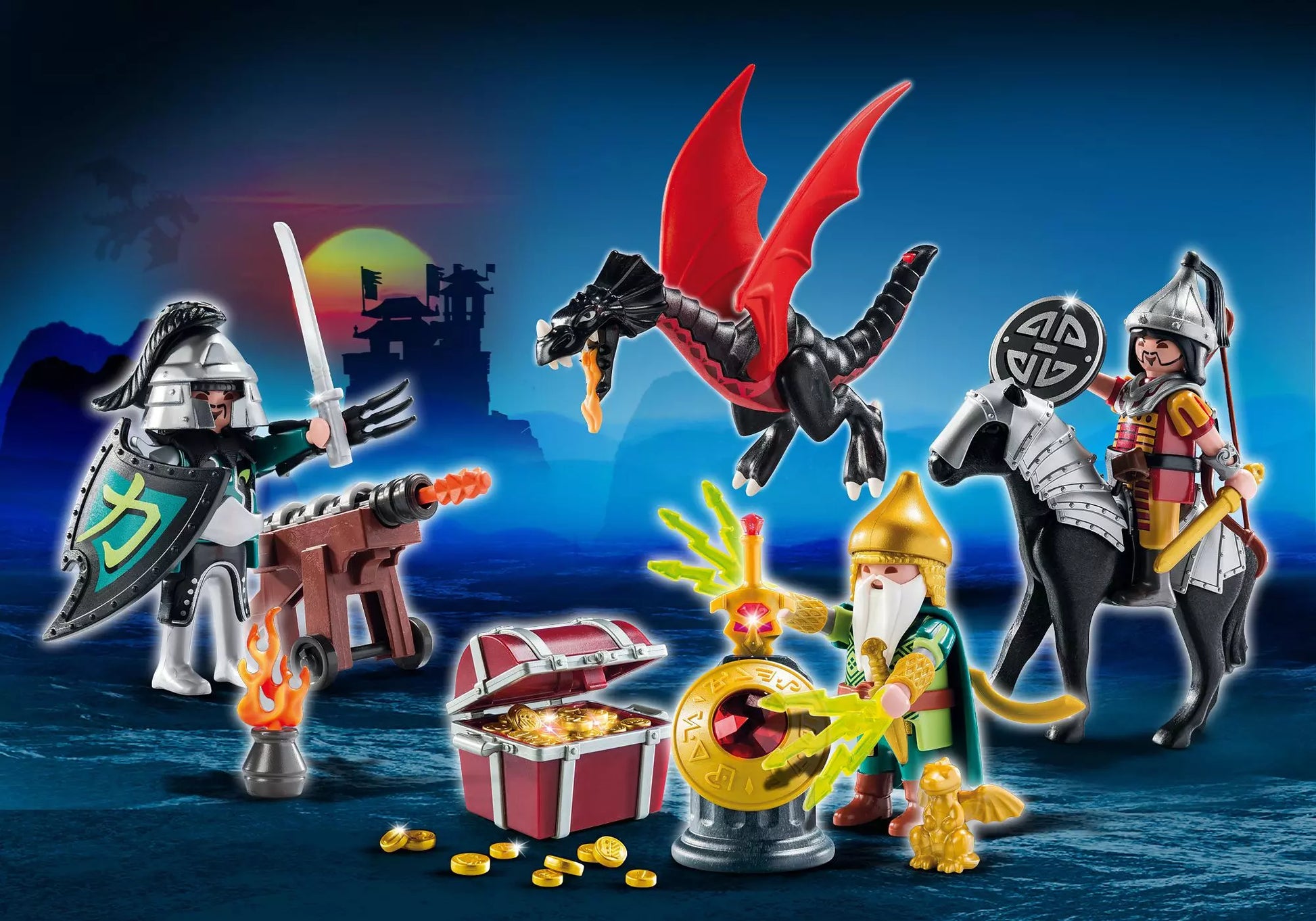 Playmobil 5493 Adventskalender Kampf um den Drachenschatz - plegobil