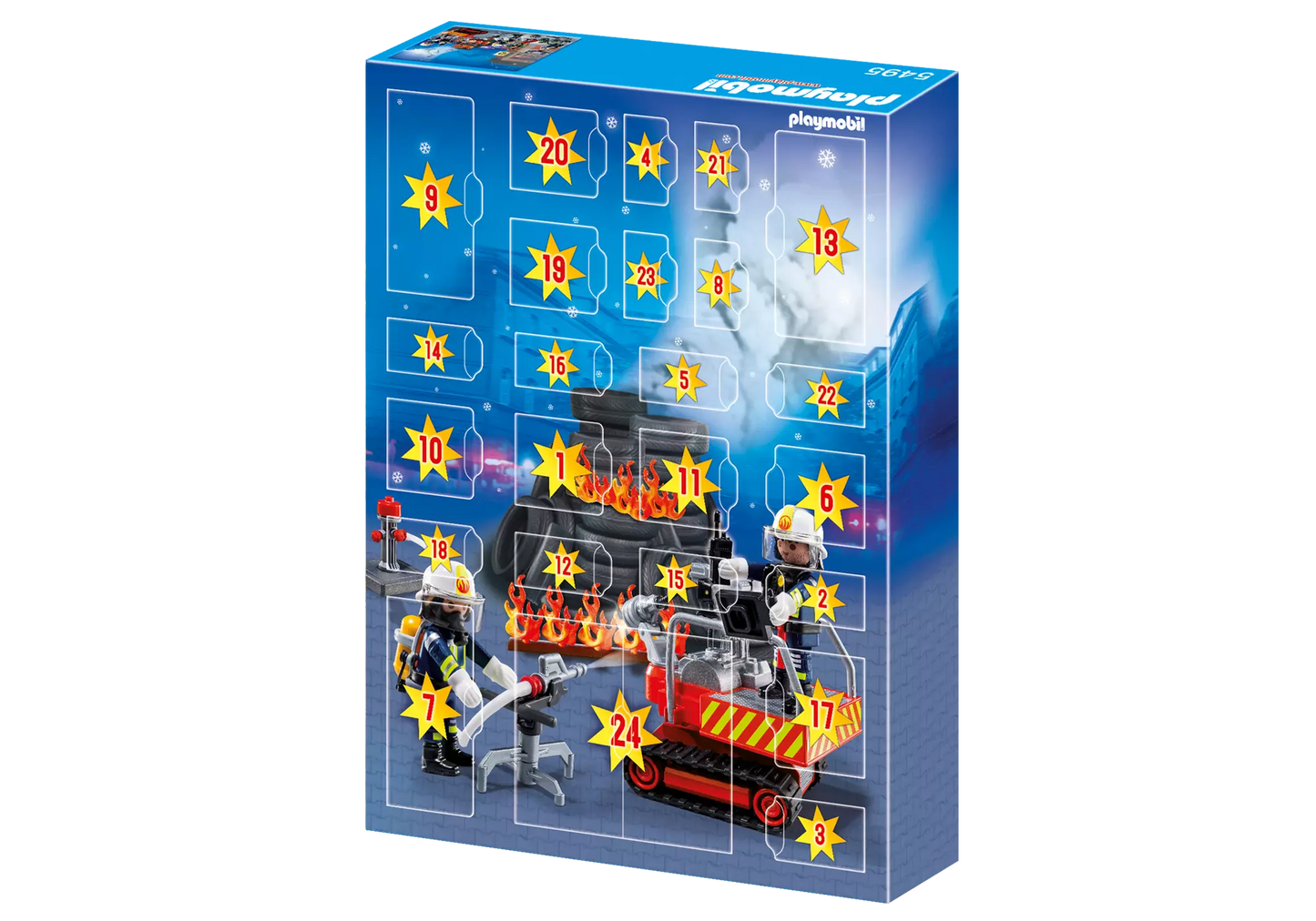 Playmobil 5495 City Action Adventskalender Feuerwehreinsatz mit Kartenspiel - plegobil