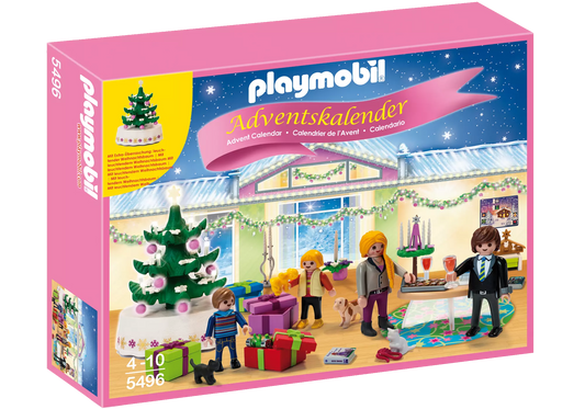 Playmobil 5496 Christmas Adventskalender Weihnachtsabend - plegobil