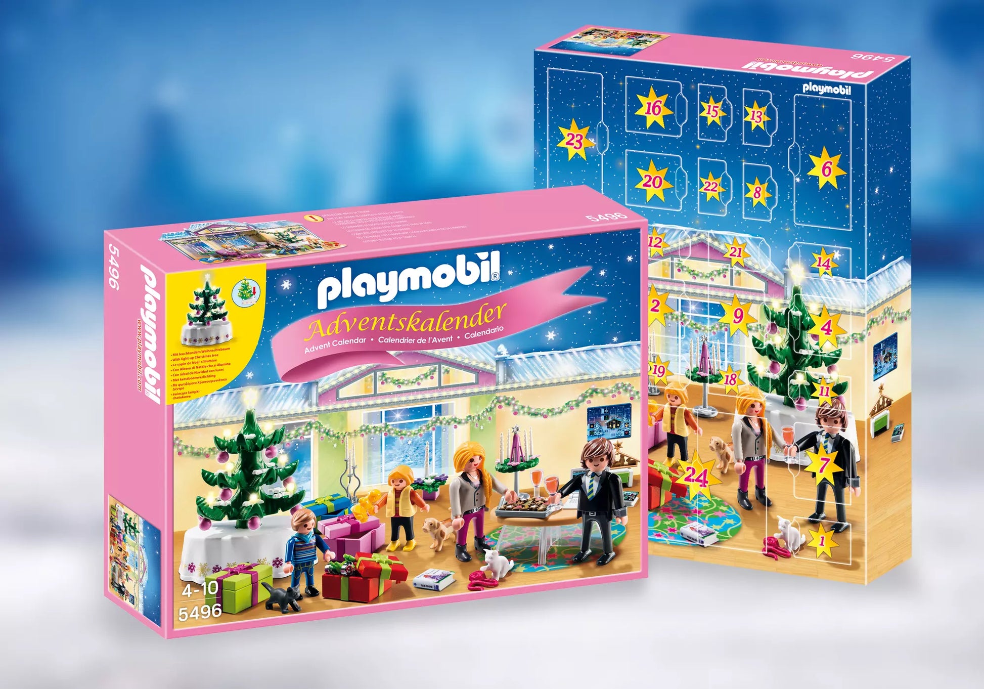 Playmobil 5496 Christmas Adventskalender Weihnachtsabend - plegobil