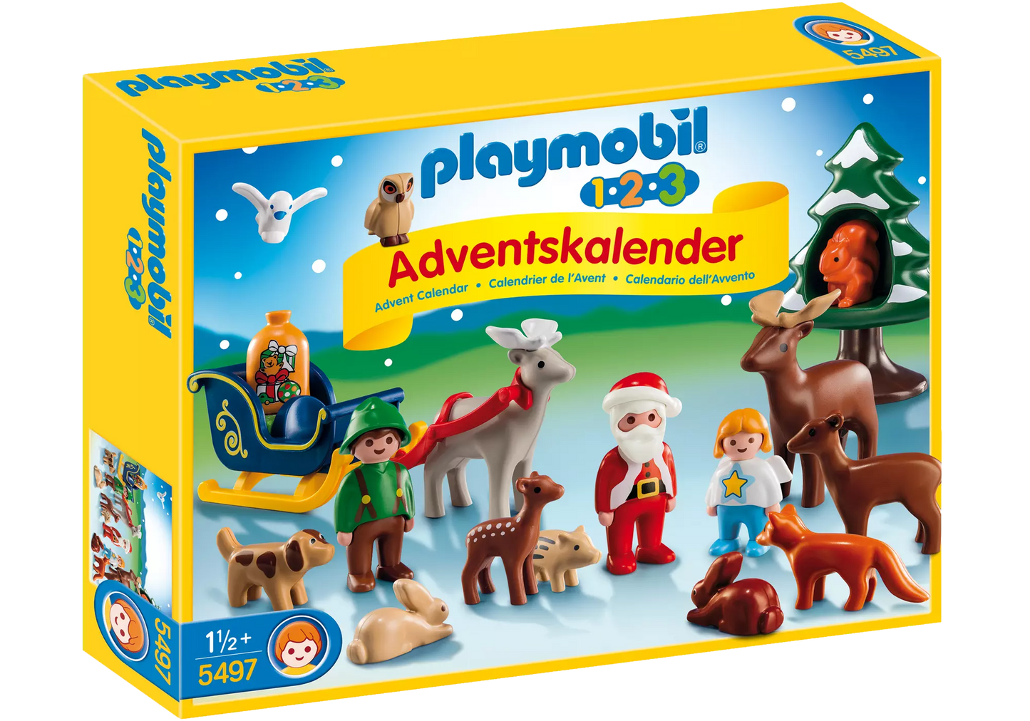 Playmobil 5497 1-2-3 Adventskalender Waldweihnacht - plegobil